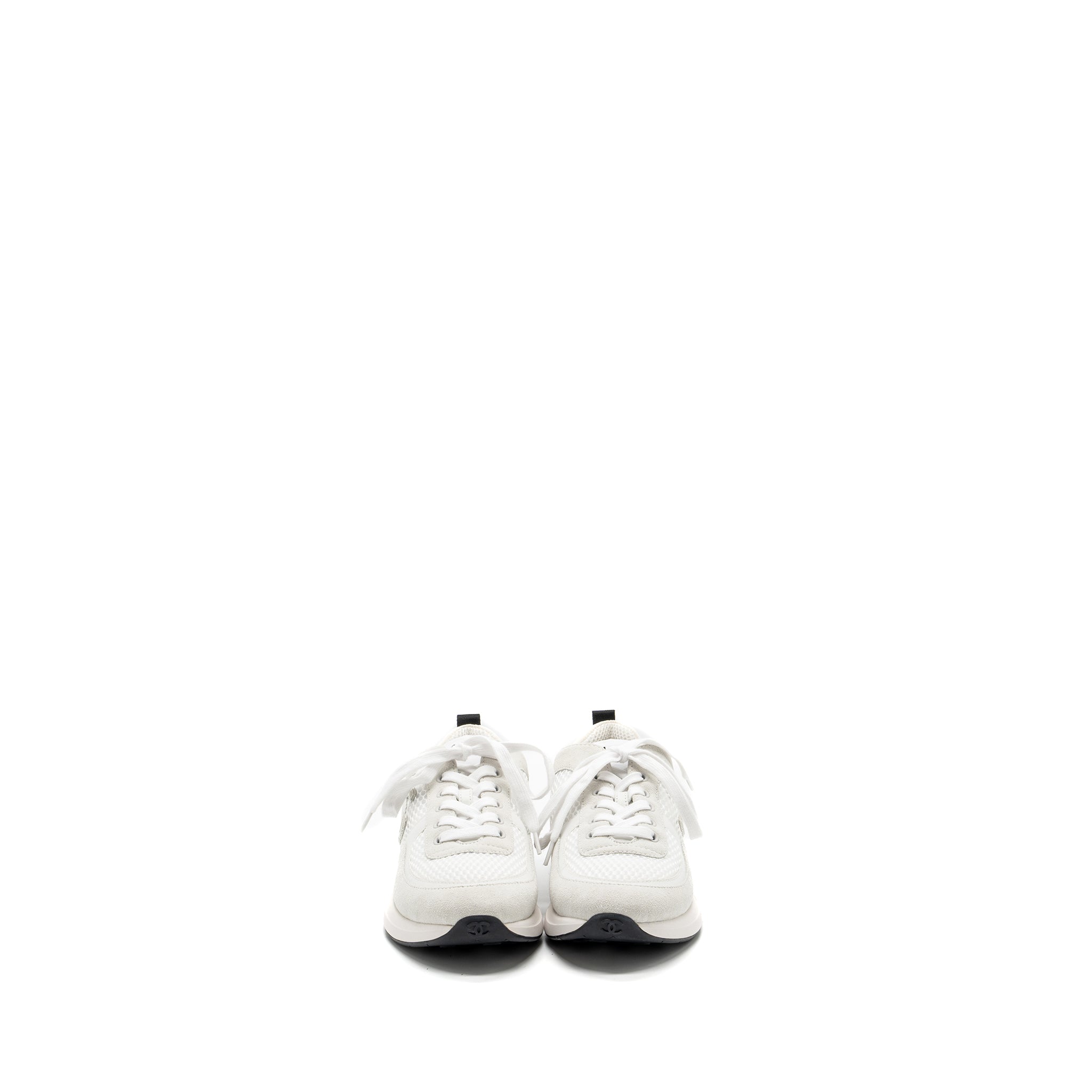 CHANEL CC LOGO SNEAKERS WHITE