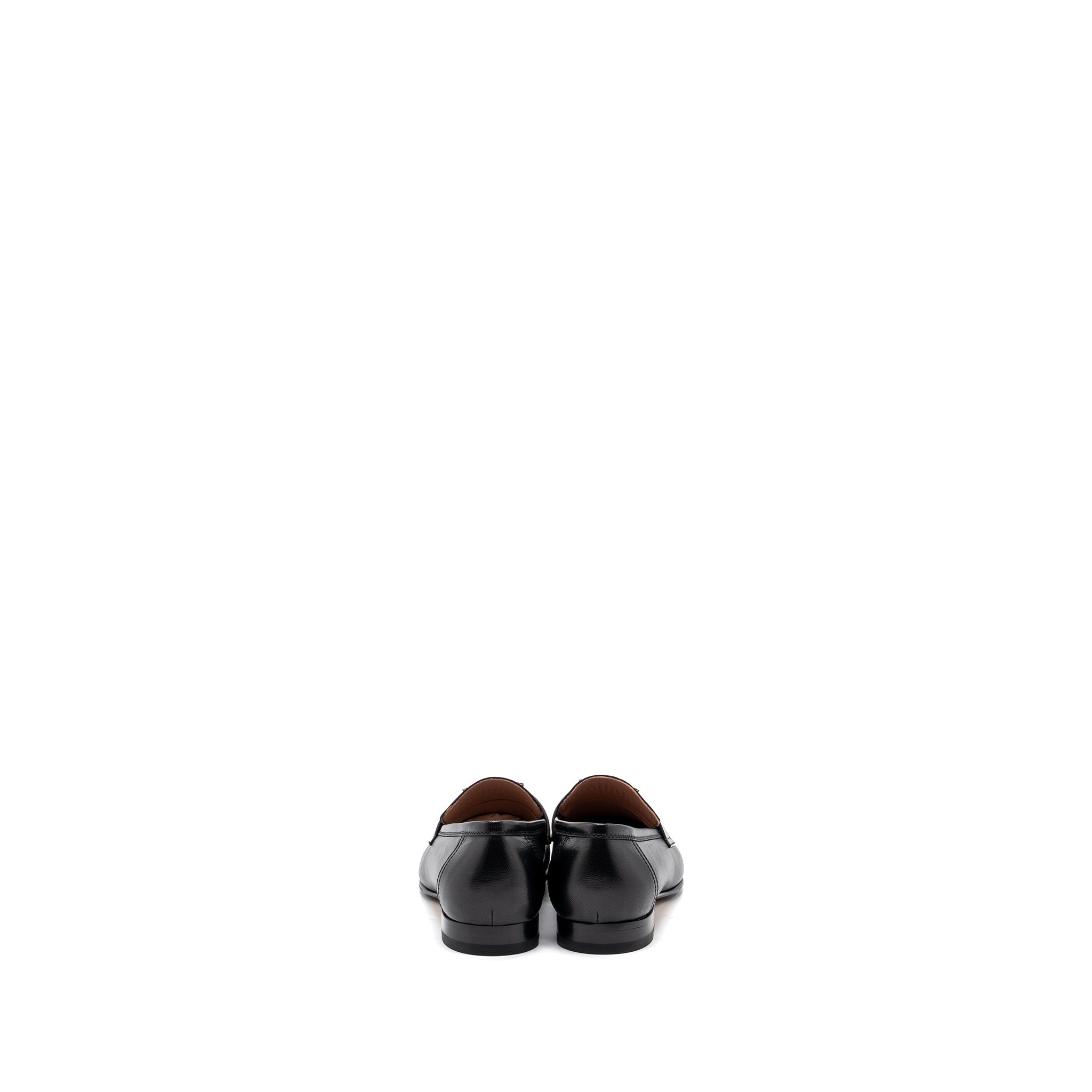 HERMES PARIS LOAFER GOATSKIN BLACK SHW