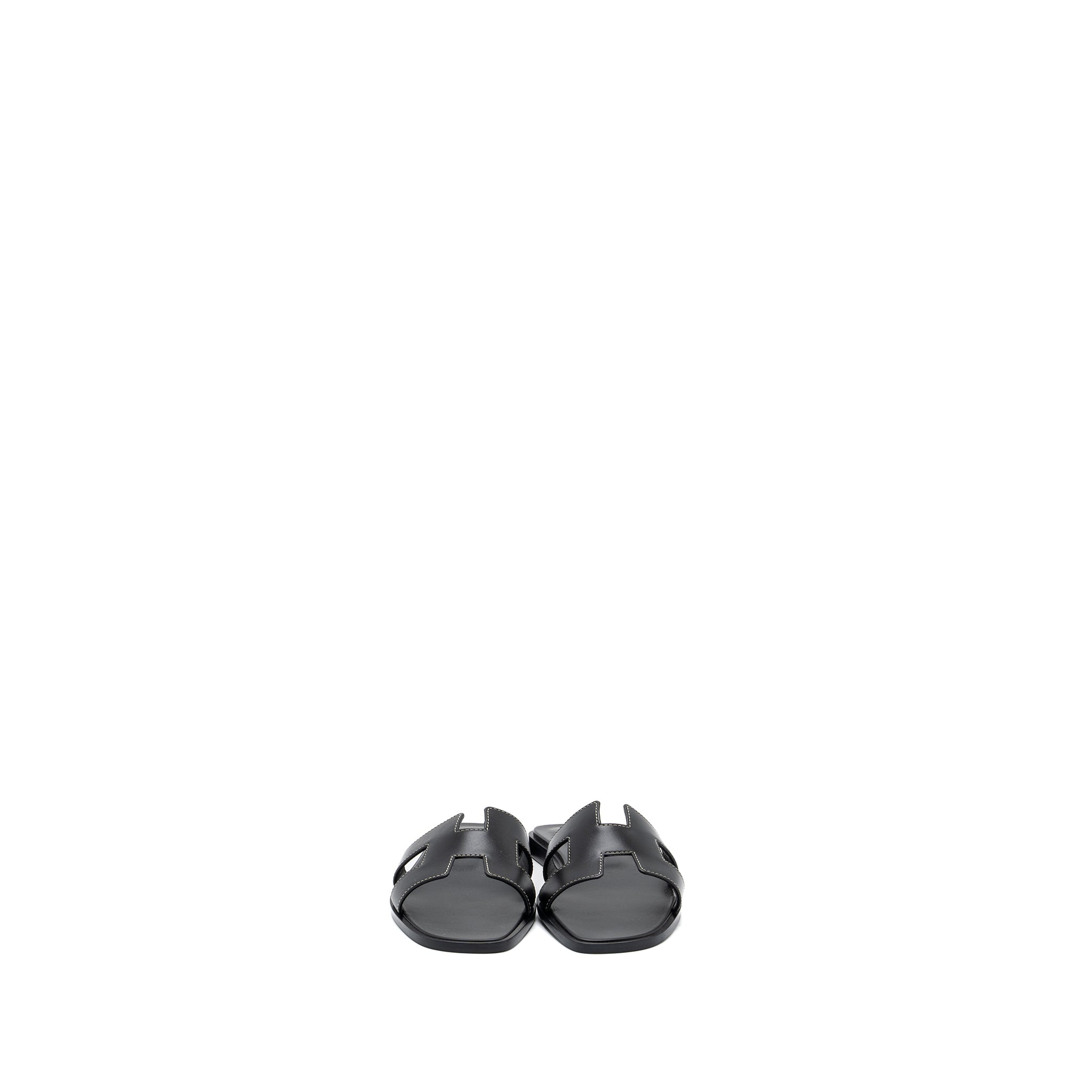 HERMES ORAN SANDAL BLACK