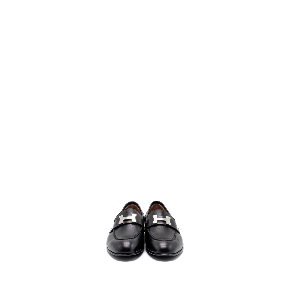 HERMES PARIS LOAFER GOATSKIN BLACK SHW