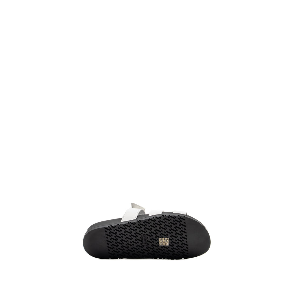 HERMES CHYPRE SANDALS WHITE/BLACK
