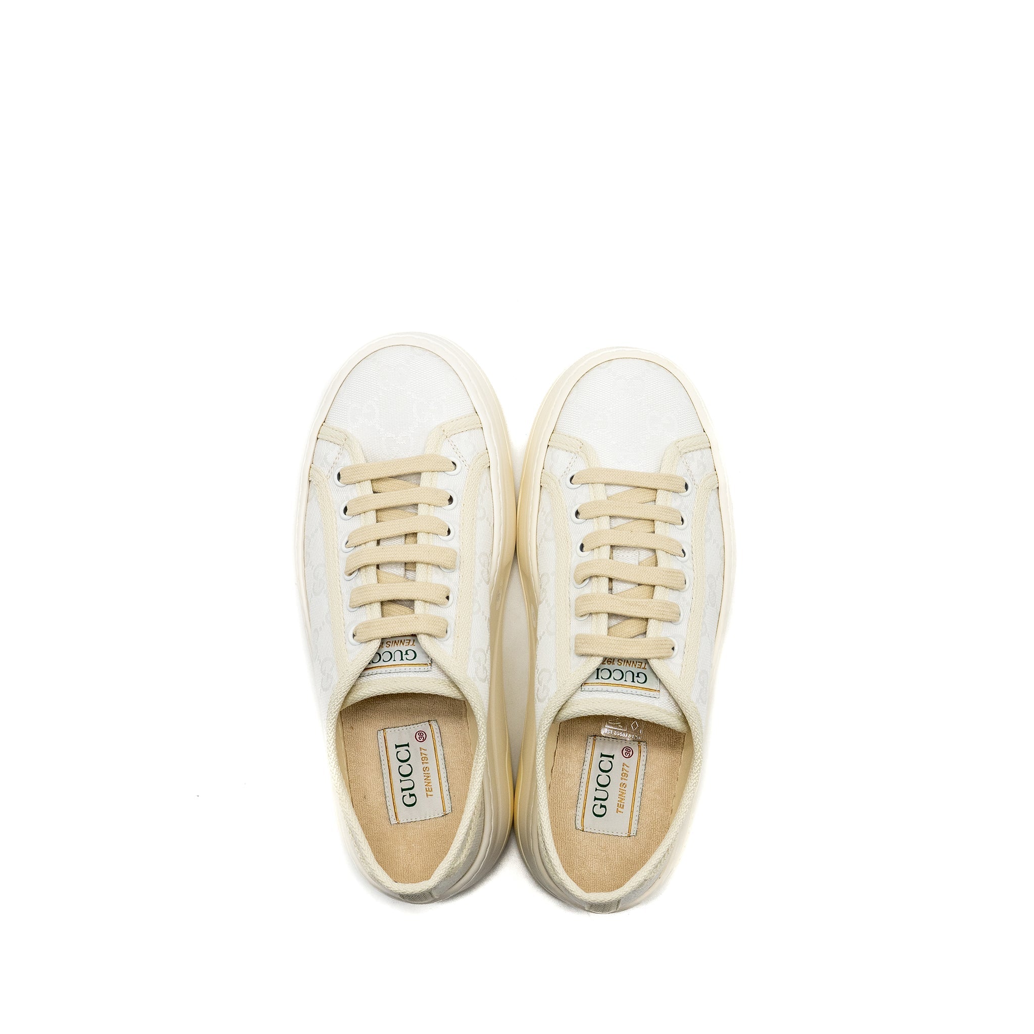 GUCCI TENNIS SNEAKER CANVAS WHITE