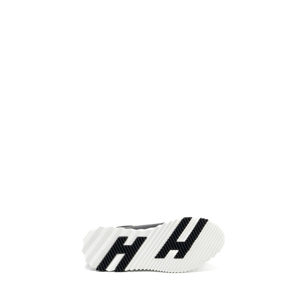 HERMES MEN’S BOUNCING SNEAKERS LEATHER BLACK/ WHITE MULTICOLOUR