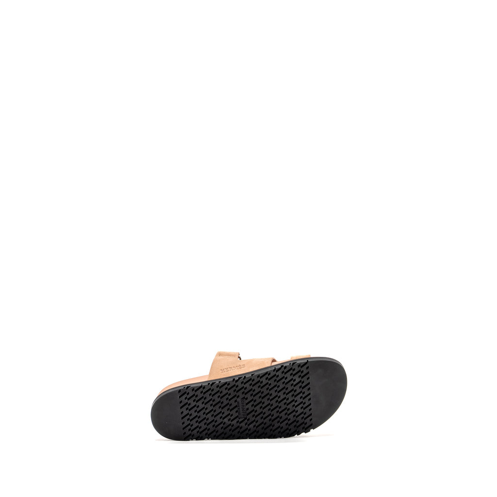 HERMES CHYPRE SANDALS CHÈVRE GOATSKIN / SUEDE NUDE