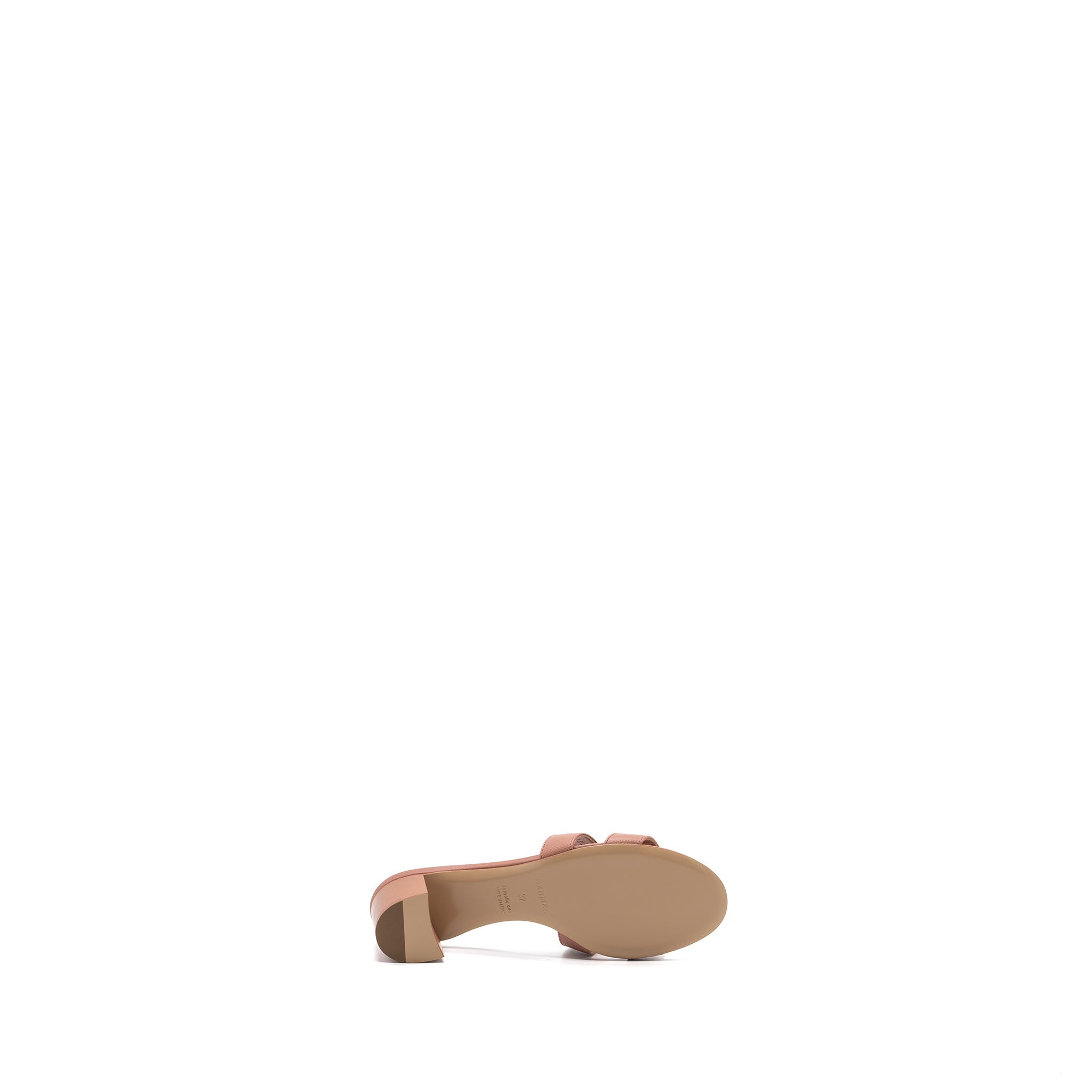 HERMES OASIS SANDALS EPSOM ROSE AUBE