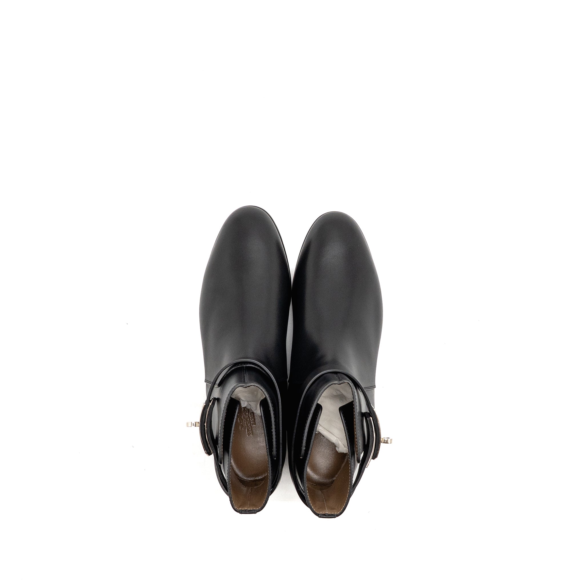 HERMES NEO ANKLE BOOT CALFSKIN BLACK SHW