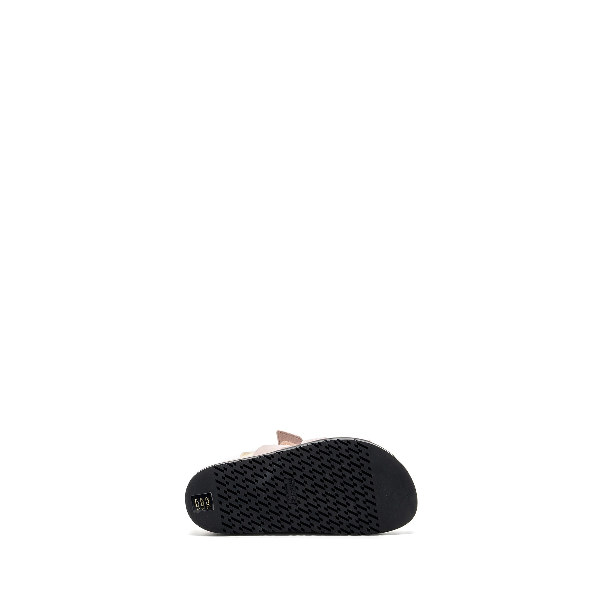 HERMES CHYPRE SANDALS SUEDE / MAUVE PALE