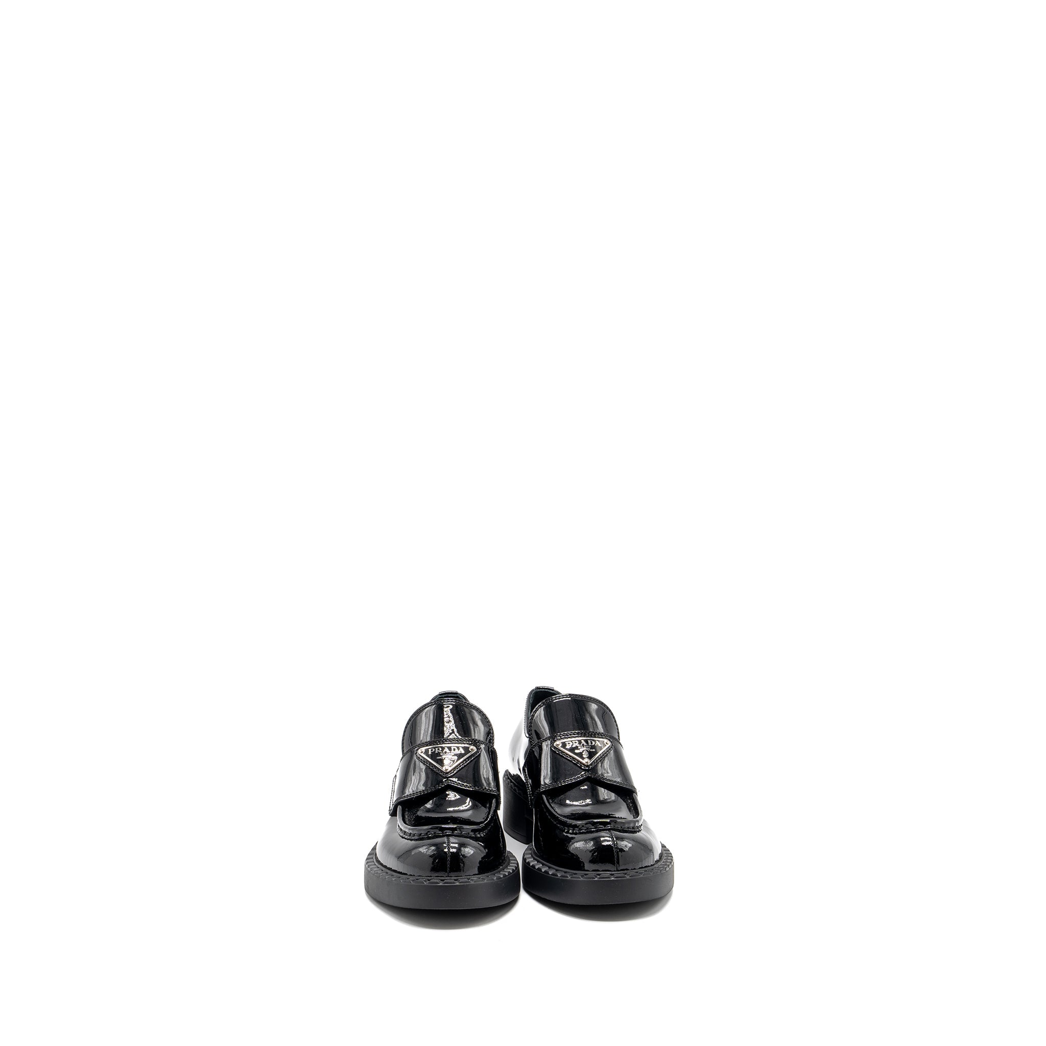 PRADA LOAFERS PATENT BLACK SHW