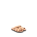 HERMES CHYPRE SANDALS CHÈVRE GOATSKIN / SUEDE NUDE