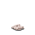 HERMES CHYPRE SANDALS SUEDE / MAUVE PALE