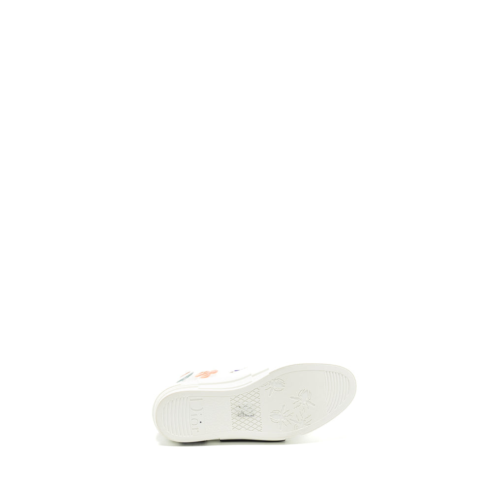 DIOR KENNY SCHARF B23 OBLIQUE HIGH-TOP SNEAKER WHITE/MULTICOLOUR