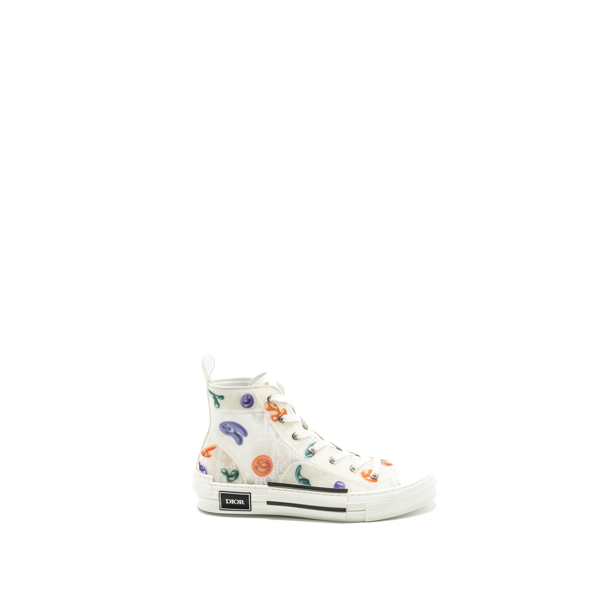 DIOR KENNY SCHARF B23 OBLIQUE HIGH-TOP SNEAKER WHITE/MULTICOLOUR