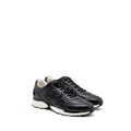 CHANEL CC LOGO SNEAKERS LEATHER BLACK / WHITE