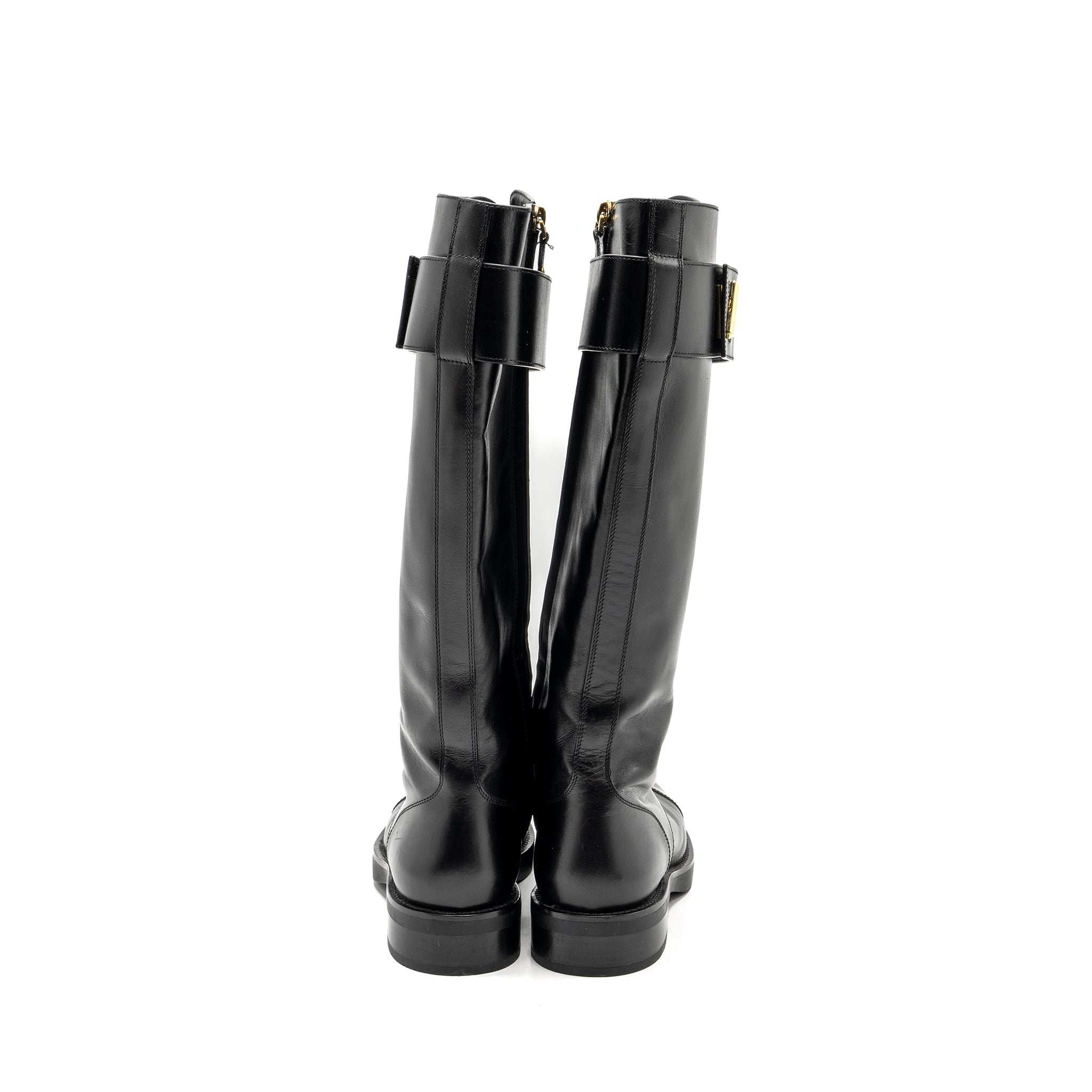 LOUIS VUITTON WONDERLAND RANGER FLAT TALL BOOTS GHW
