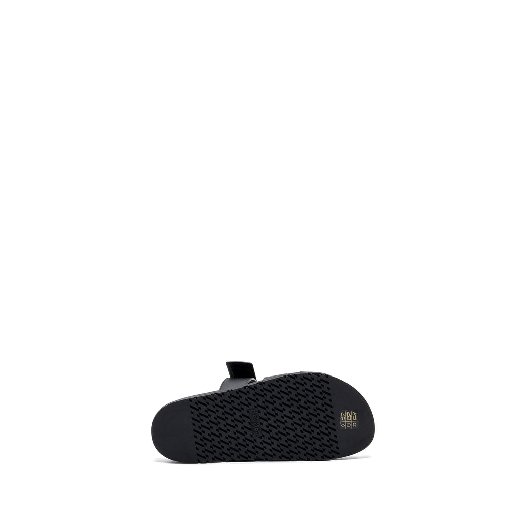 HERMES CHYPRE SANDALS CALFSKIN BLACK