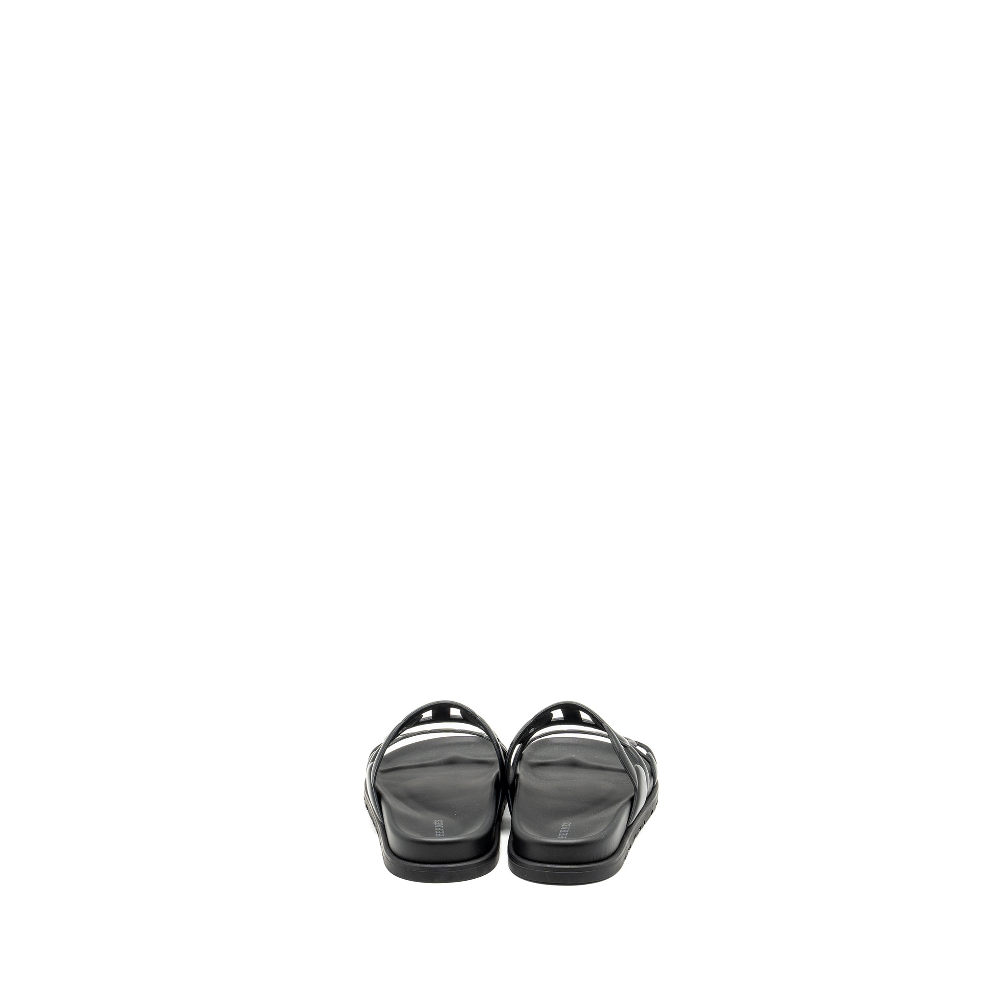 HERMES EXTRA SANDALS NAPPA BLACK