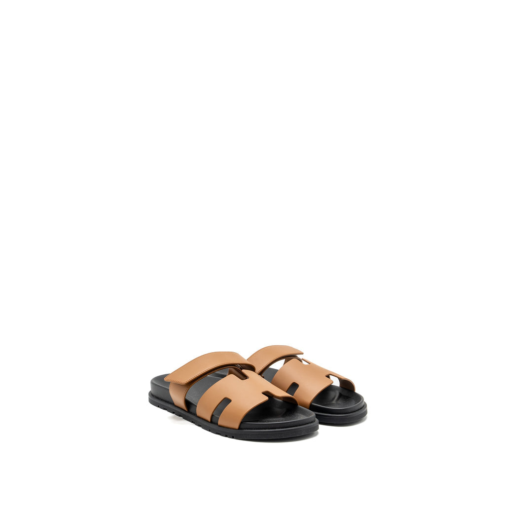 HERMES CHYPRE SANDALS NATUREL
