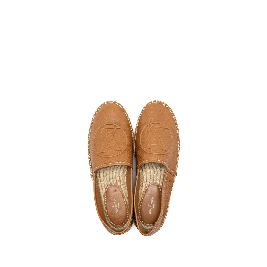 LOUIS VUITTON STARBOARD FLAT ESPADRILLE BROWN