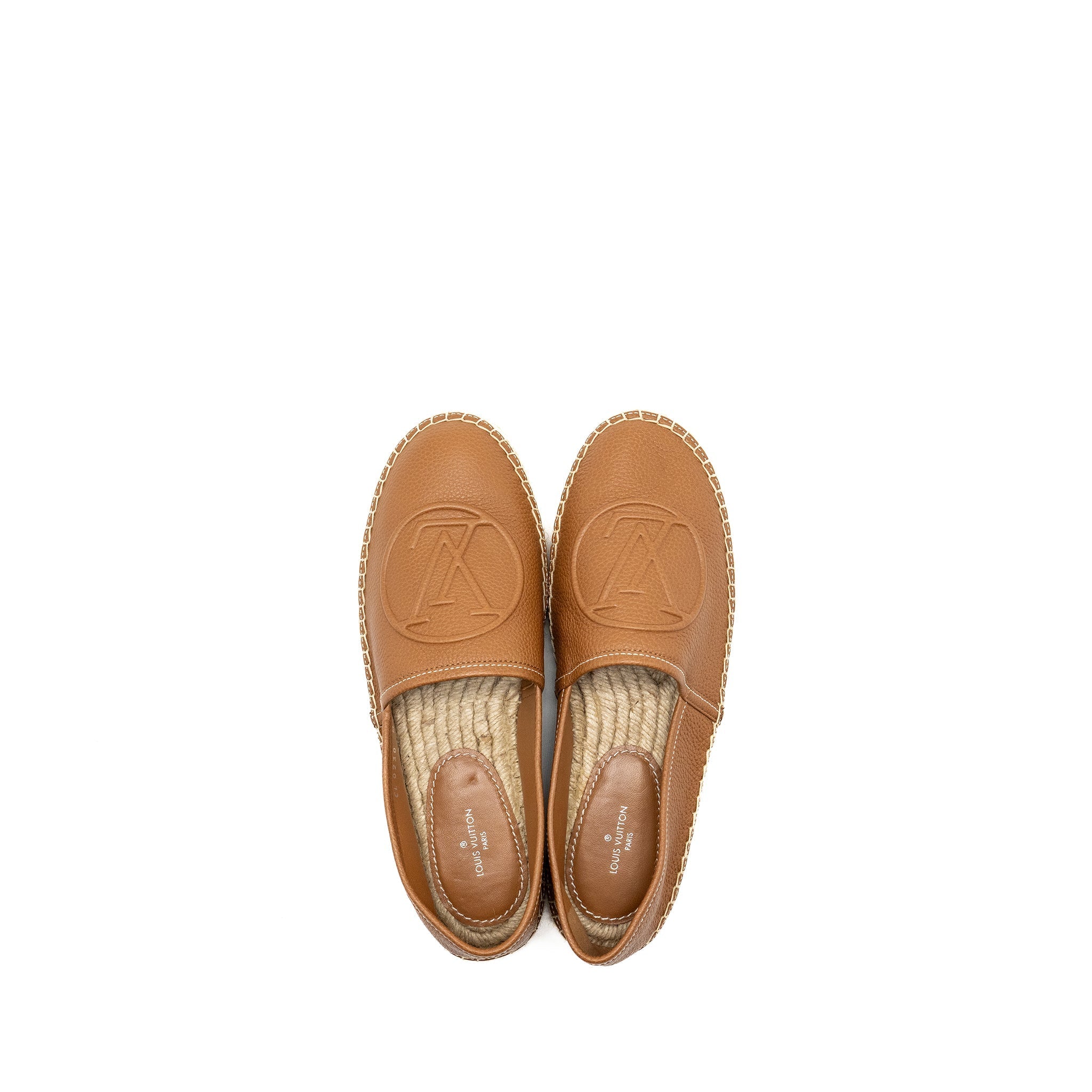 LOUIS VUITTON STARBOARD FLAT ESPADRILLE BROWN