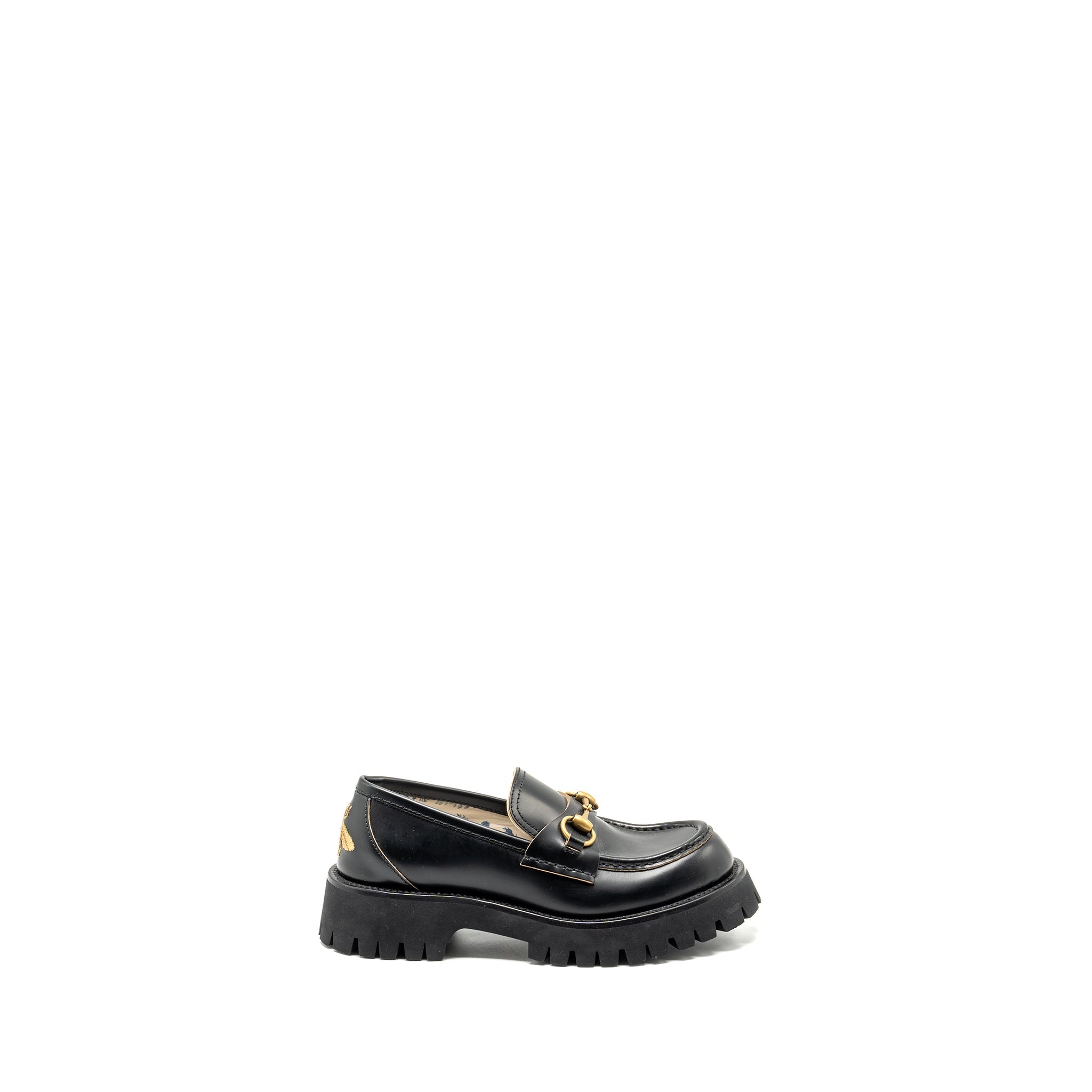 GUCCI JORDAN LOAFER CALFSKIN BLACK GHW