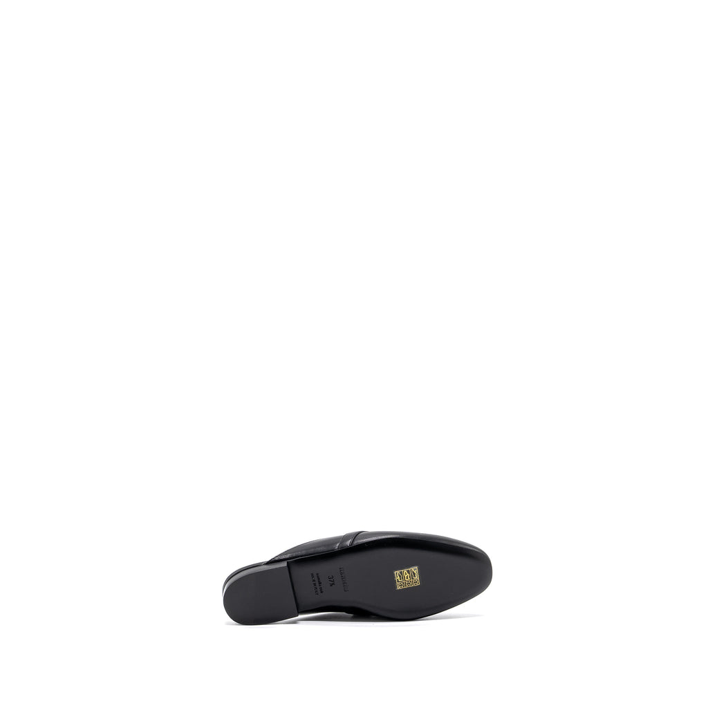 HERMES OZ MULE GOATSKIN BLACK SHW