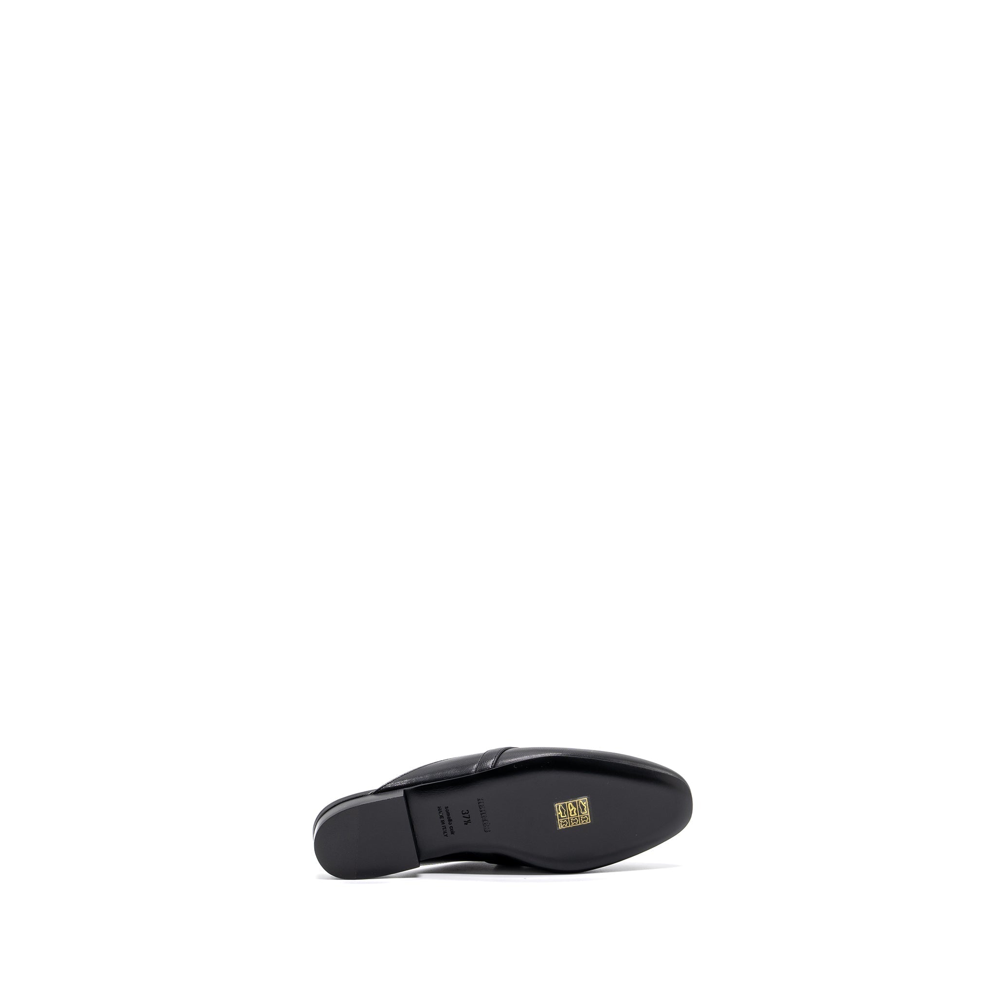HERMES OZ MULE GOATSKIN BLACK SHW