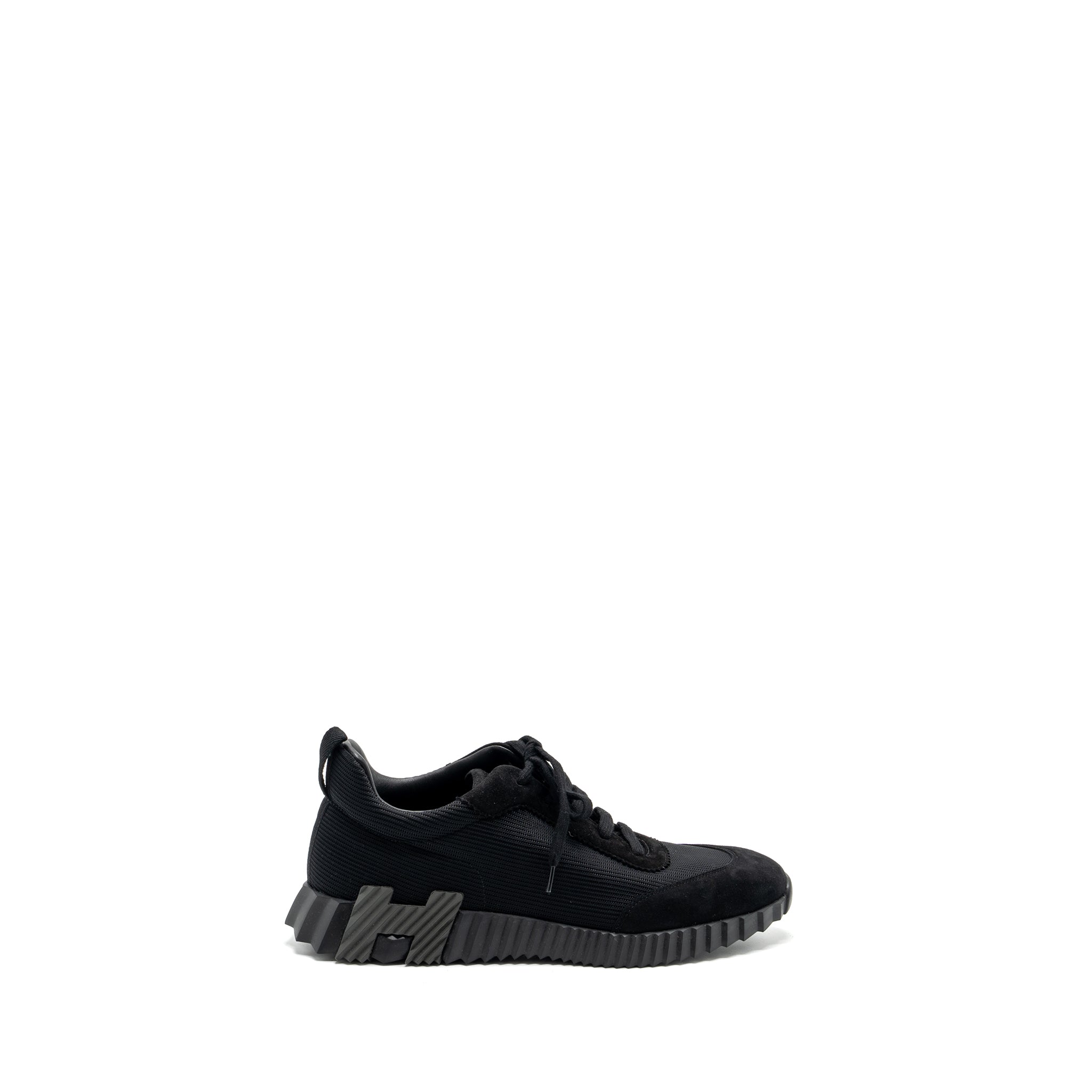 HERMES HOMME BOUNCING SNEAKER MESH/VELOURS BLACK