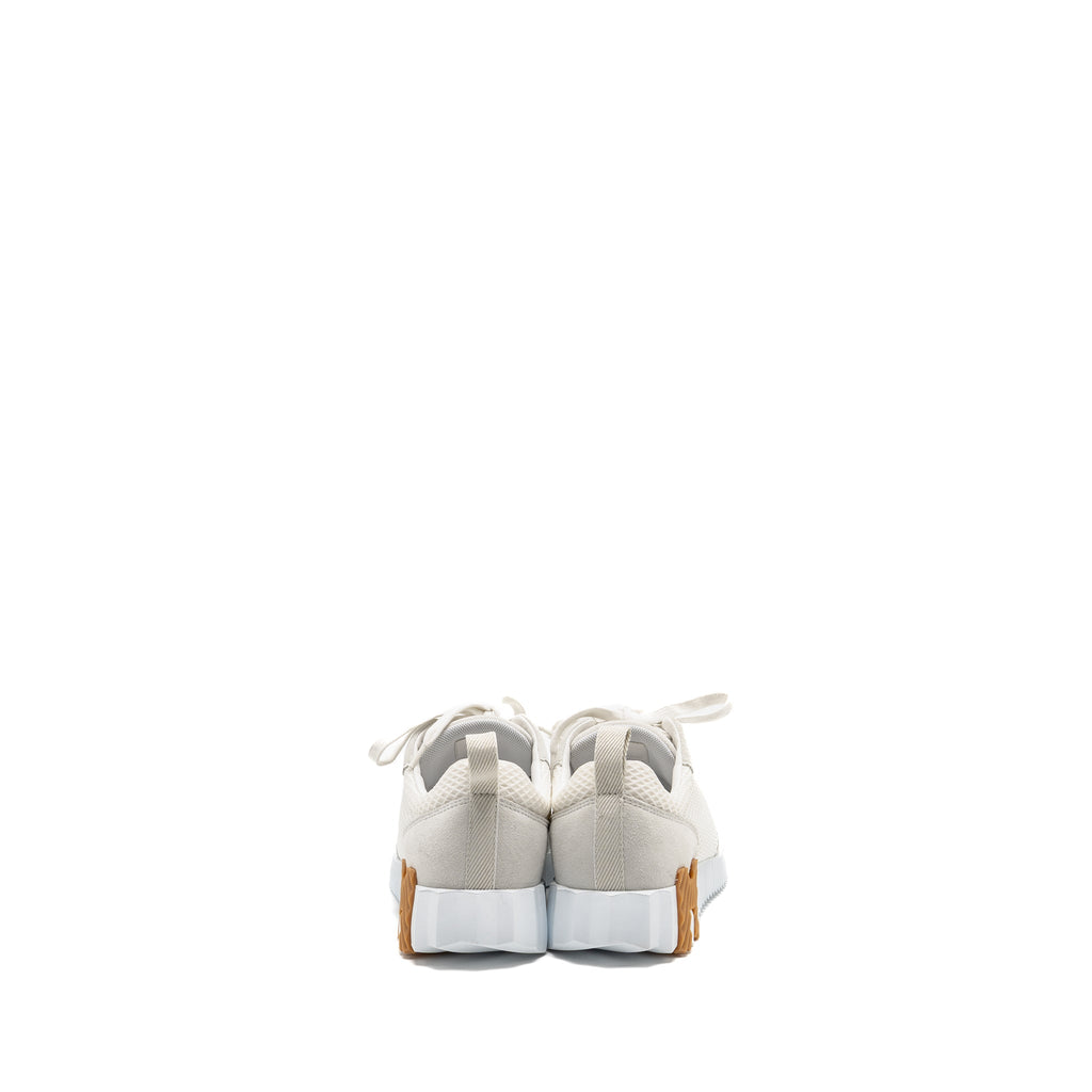 HERMES FEMME BOUNCING SNEAKER MESH/SUEDE BLANC/MULTICOLOUR