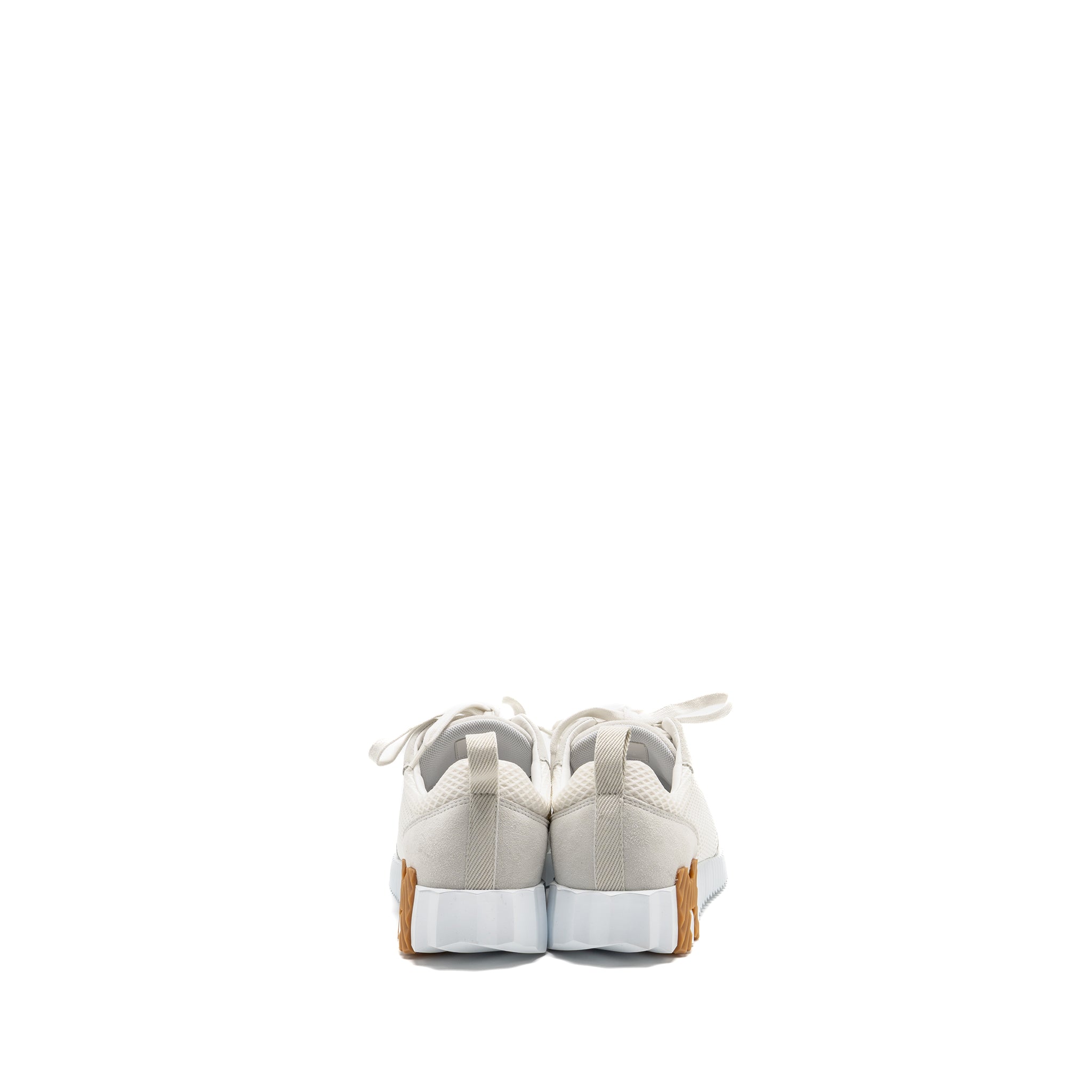 HERMES FEMME BOUNCING SNEAKER MESH/SUEDE BLANC/MULTICOLOUR