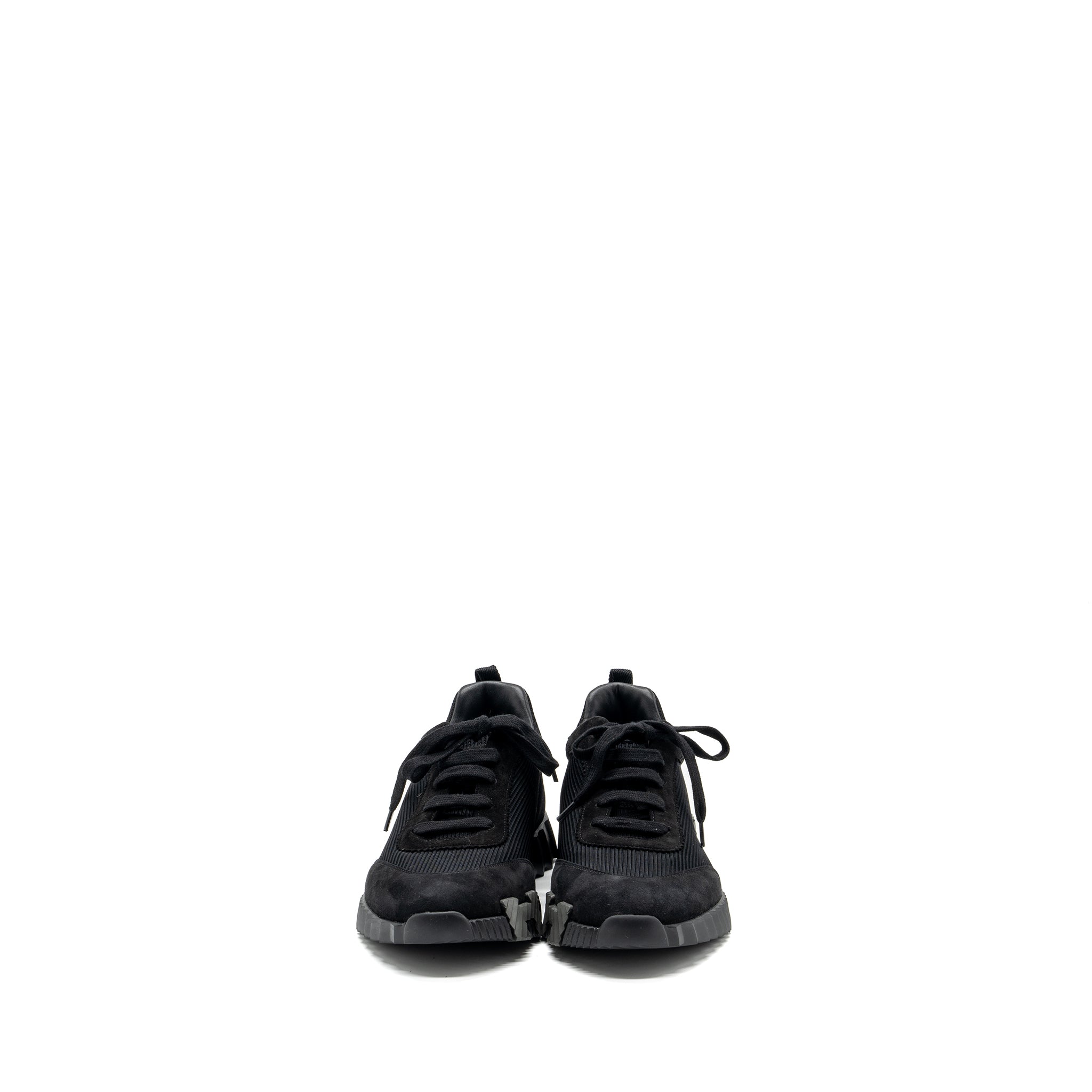 HERMES HOMME BOUNCING SNEAKER MESH/VELOURS BLACK