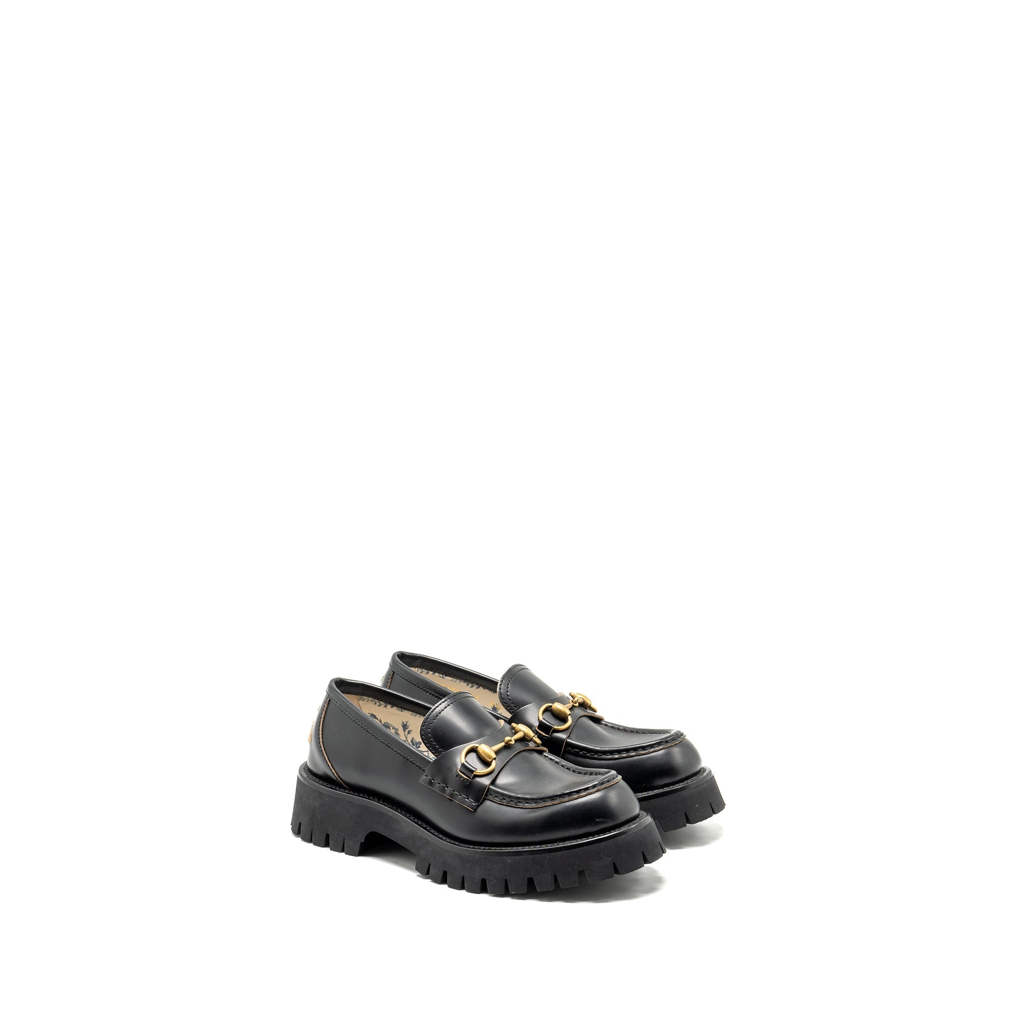GUCCI JORDAN LOAFER CALFSKIN BLACK GHW