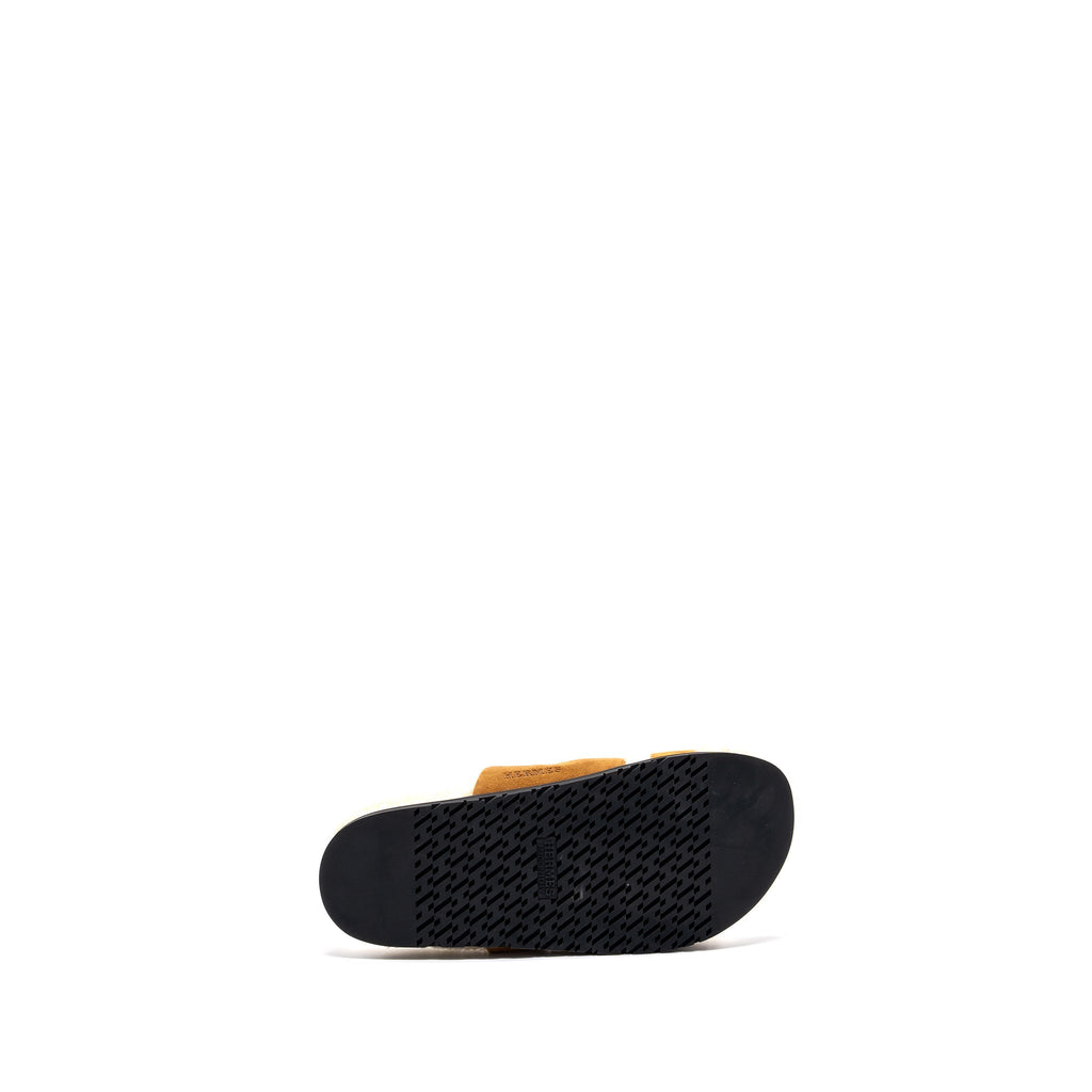 HERMES CHYPRE SANDAL CALFSKIN / SHEARLING GOLD