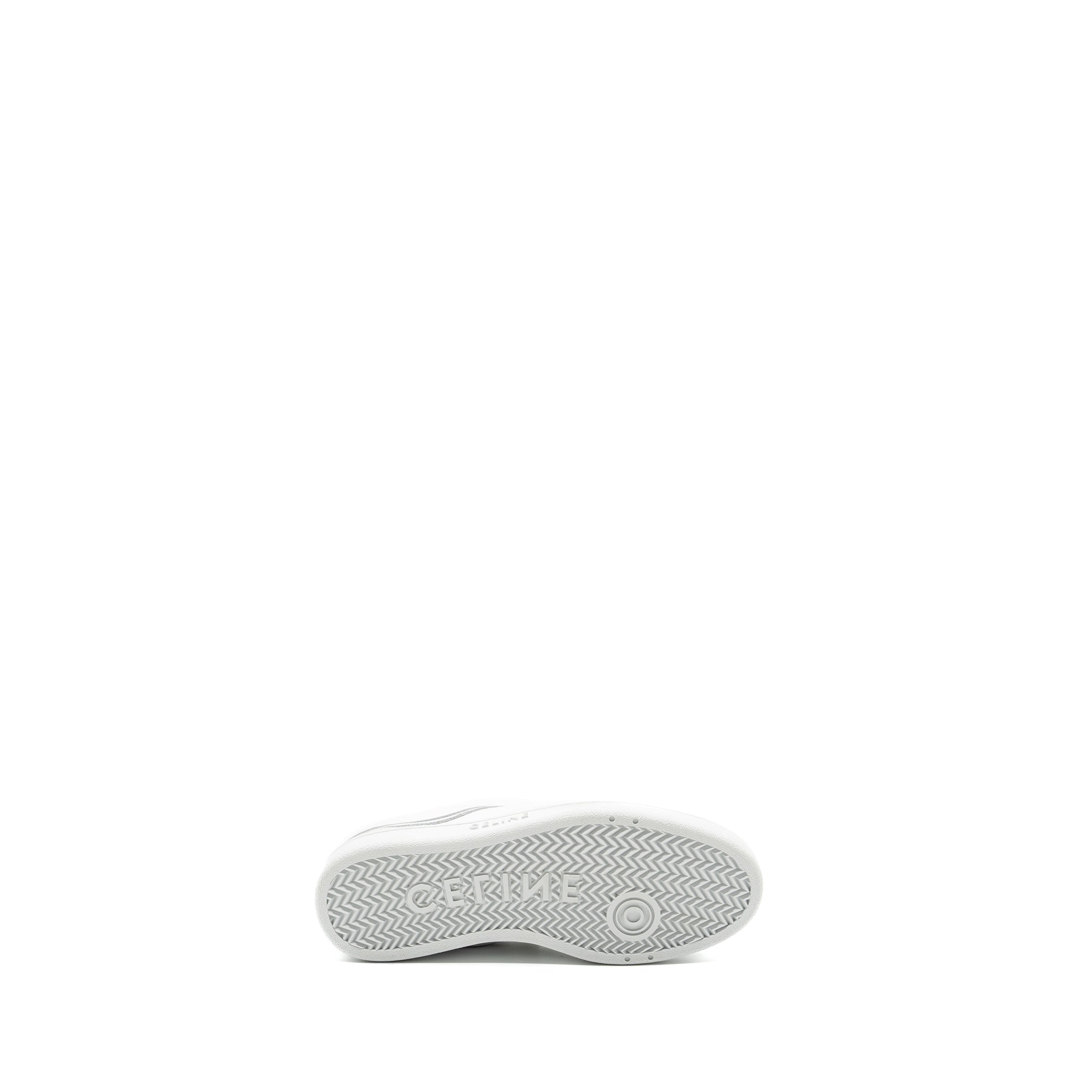 CELINE LOW LACE-UP SNEAKERS WHITE