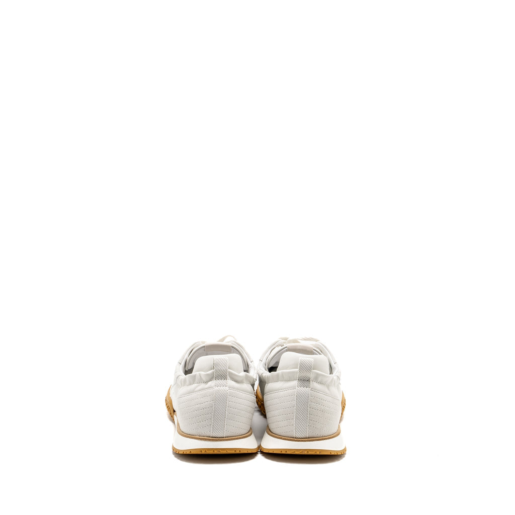 HERMES JET SNEAKER NAPPA/SUEDE GOATSKIN BLANC