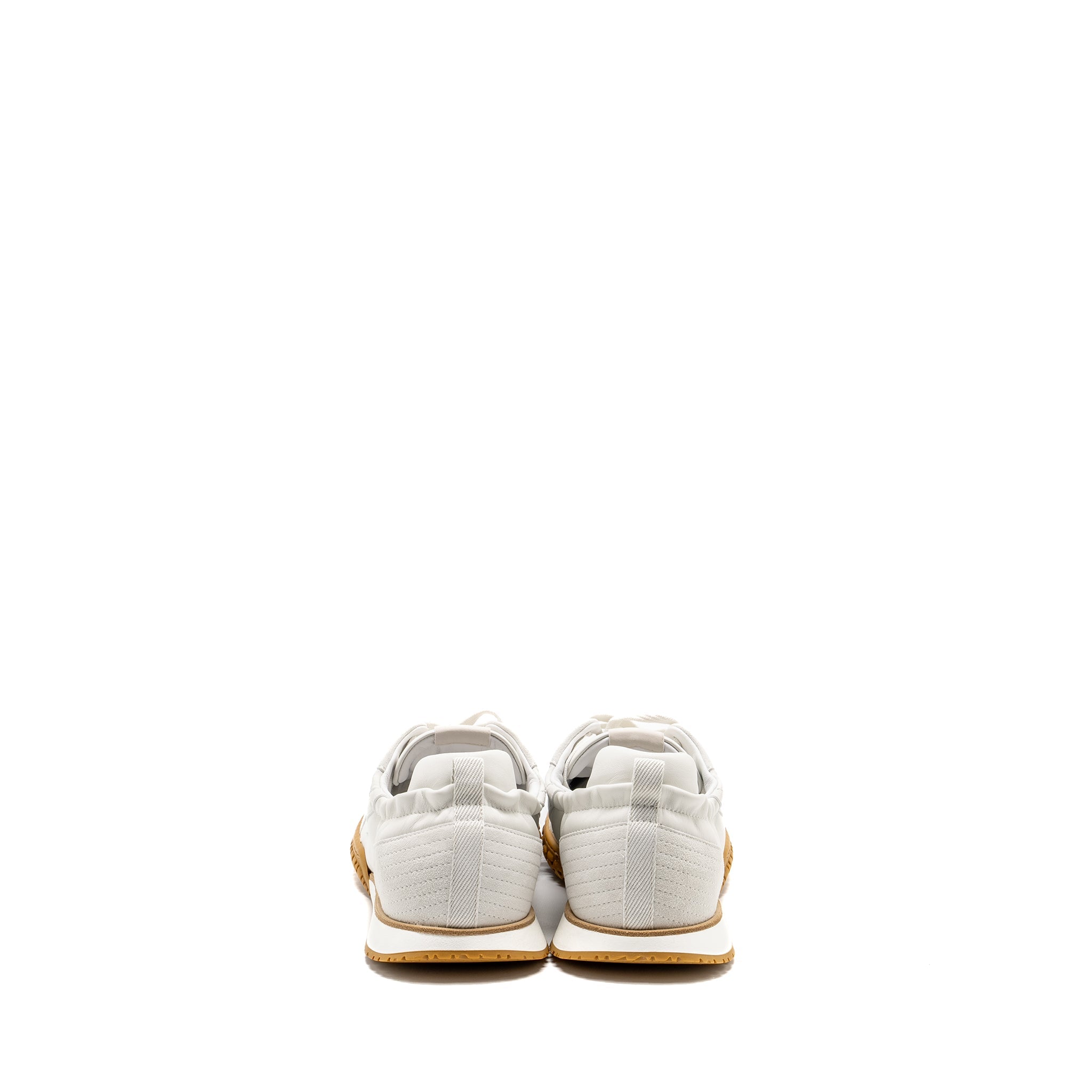 HERMES JET SNEAKER NAPPA/SUEDE GOATSKIN BLANC