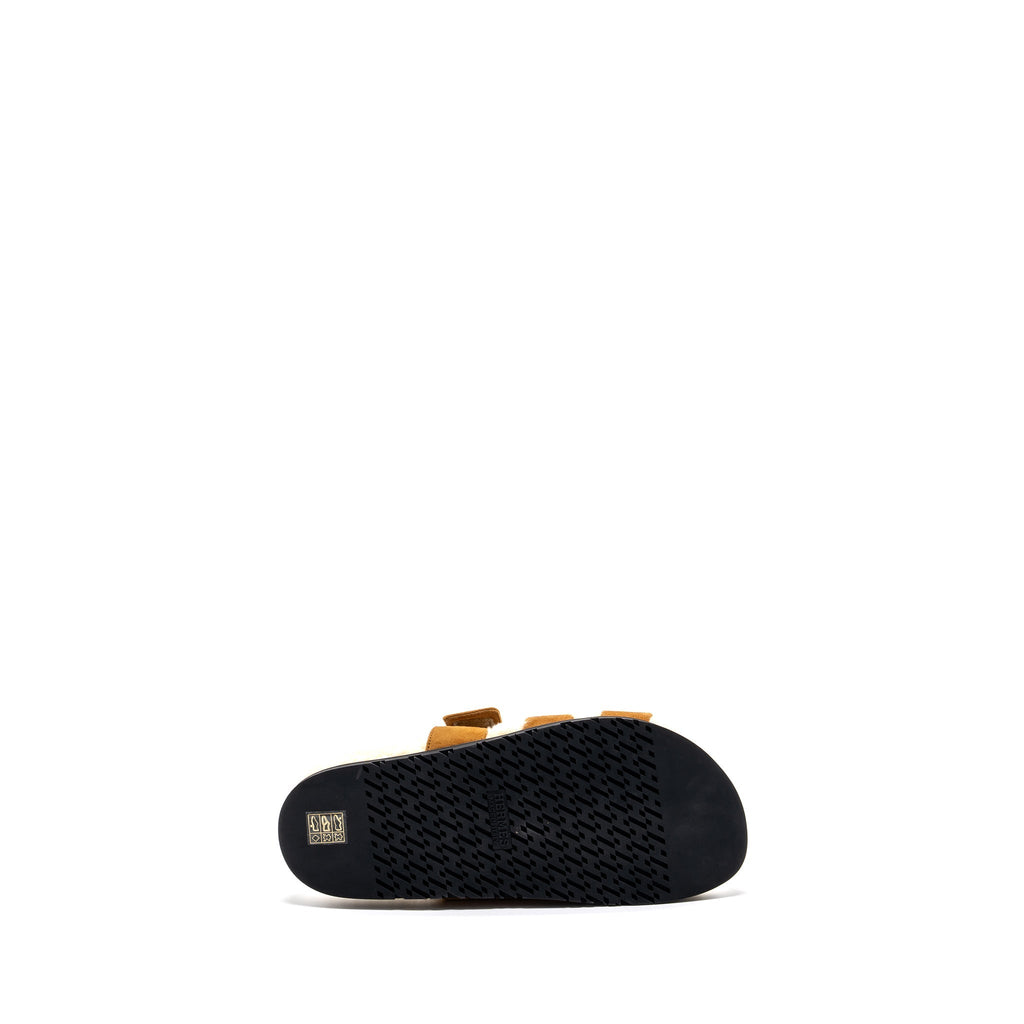HERMES CHYPRE SANDAL CALFSKIN / SHEARLING GOLD