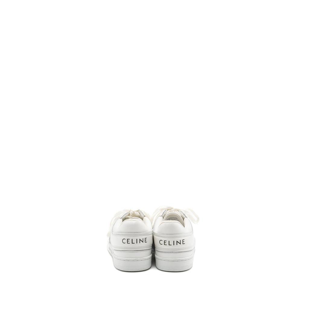 CELINE LOW LACE-UP SNEAKERS WHITE