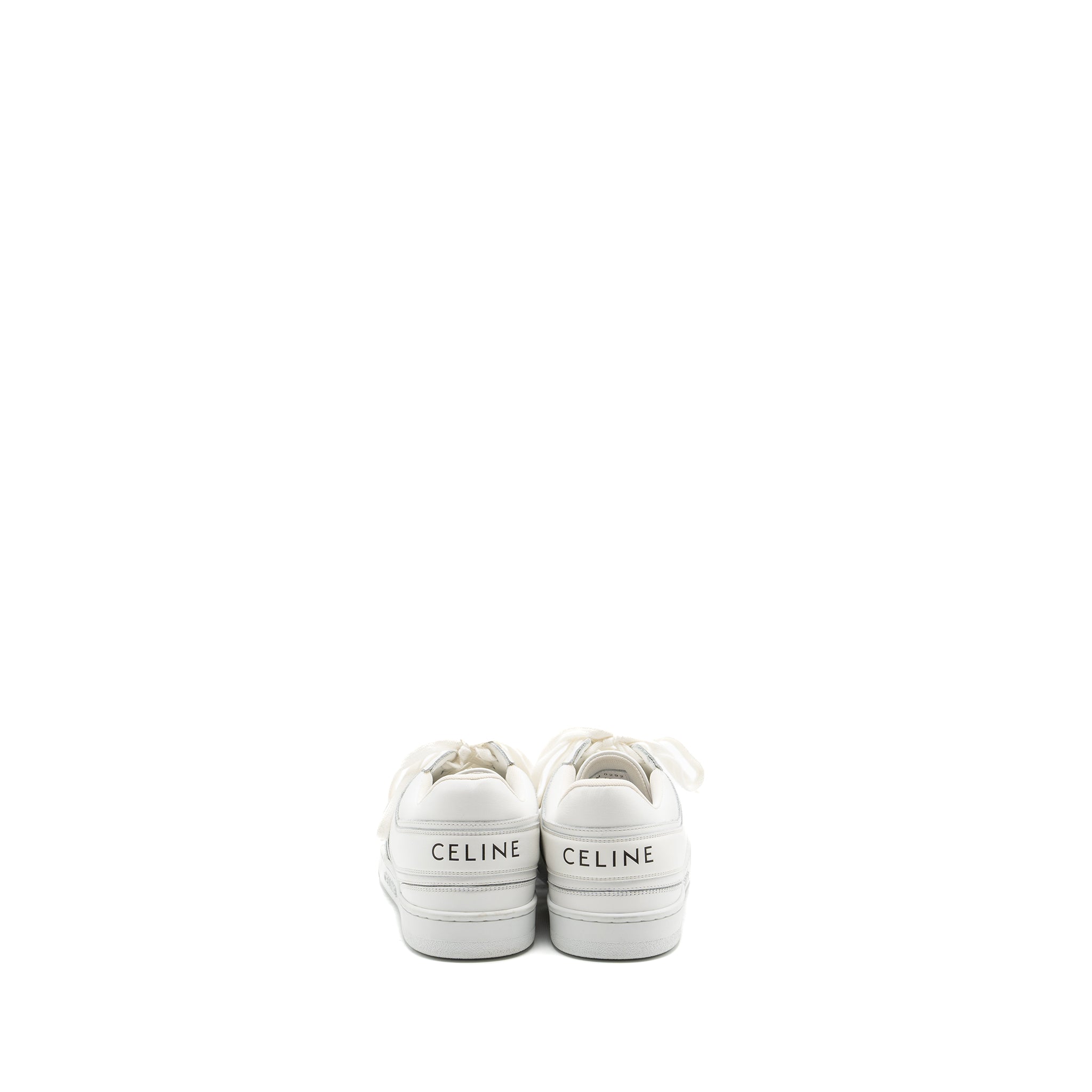 CELINE LOW LACE-UP SNEAKERS WHITE