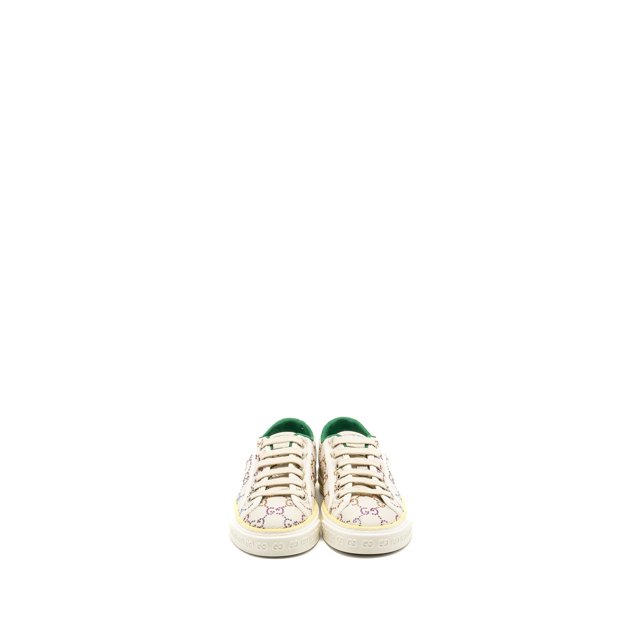 GUCCI TENNIS SNEAKER GG LOGO CRYSTAL MULTICOLOUR