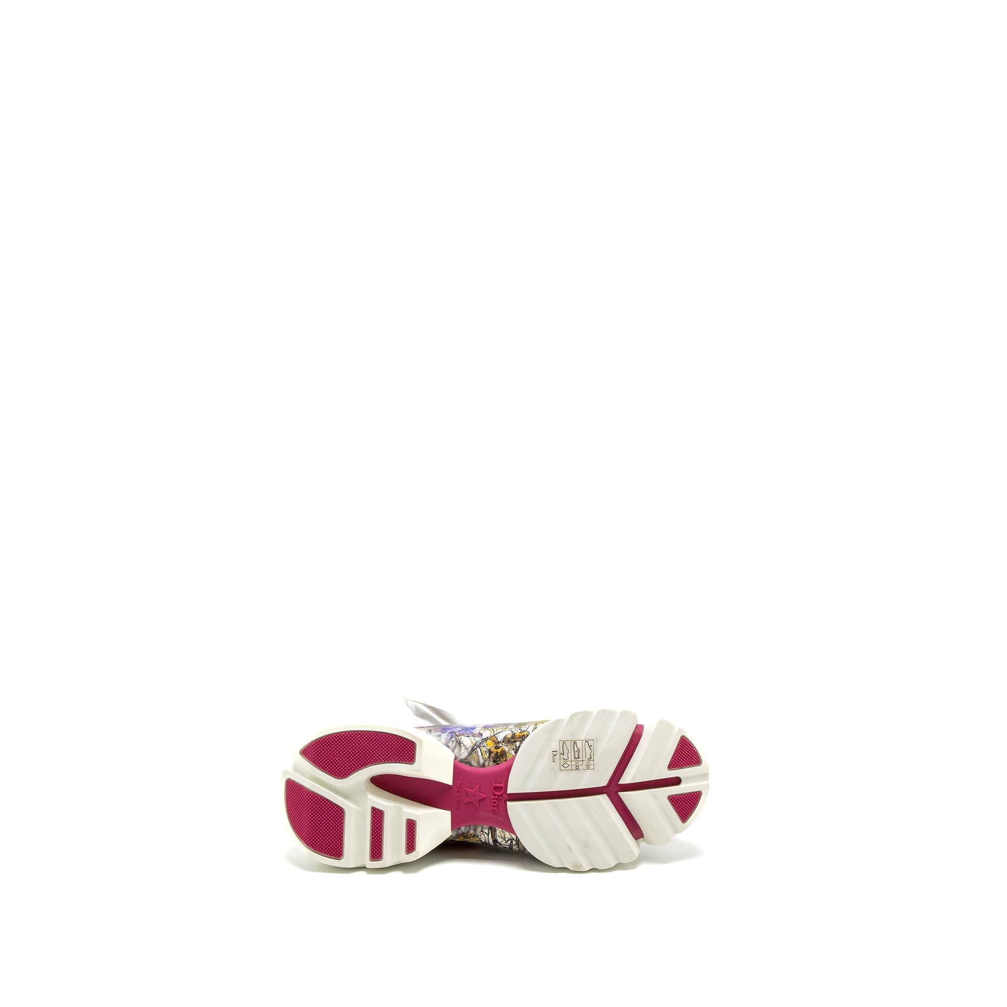 DIOR D-CONNECT SNEAKER FLOWER PRINTED FABRIC MULTICOLOUR