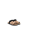 HERMES CHYPRE SANDAL SUEDE LEATHER ROSE PERLE / BLACK