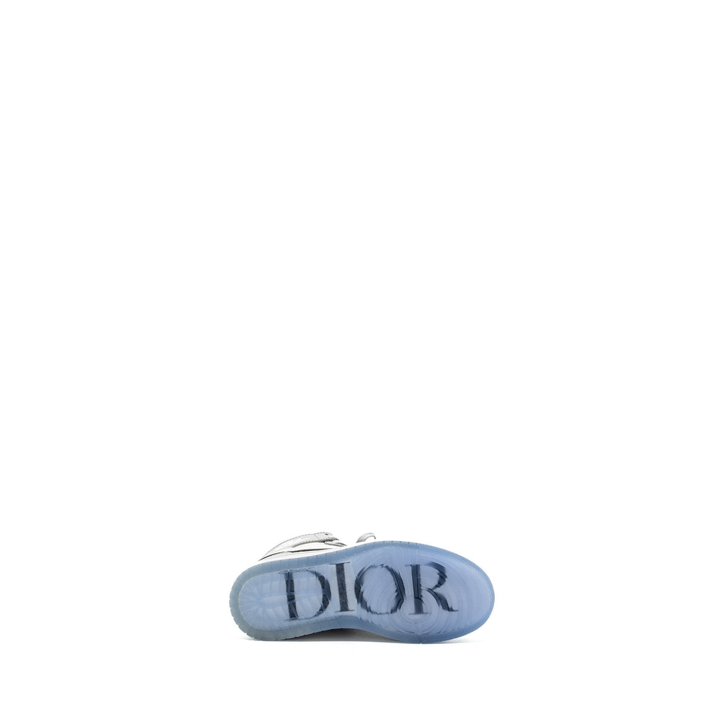 DIOR X AIR JORDAN RETRO US HIGH SNEAKERS GREY/WHITE