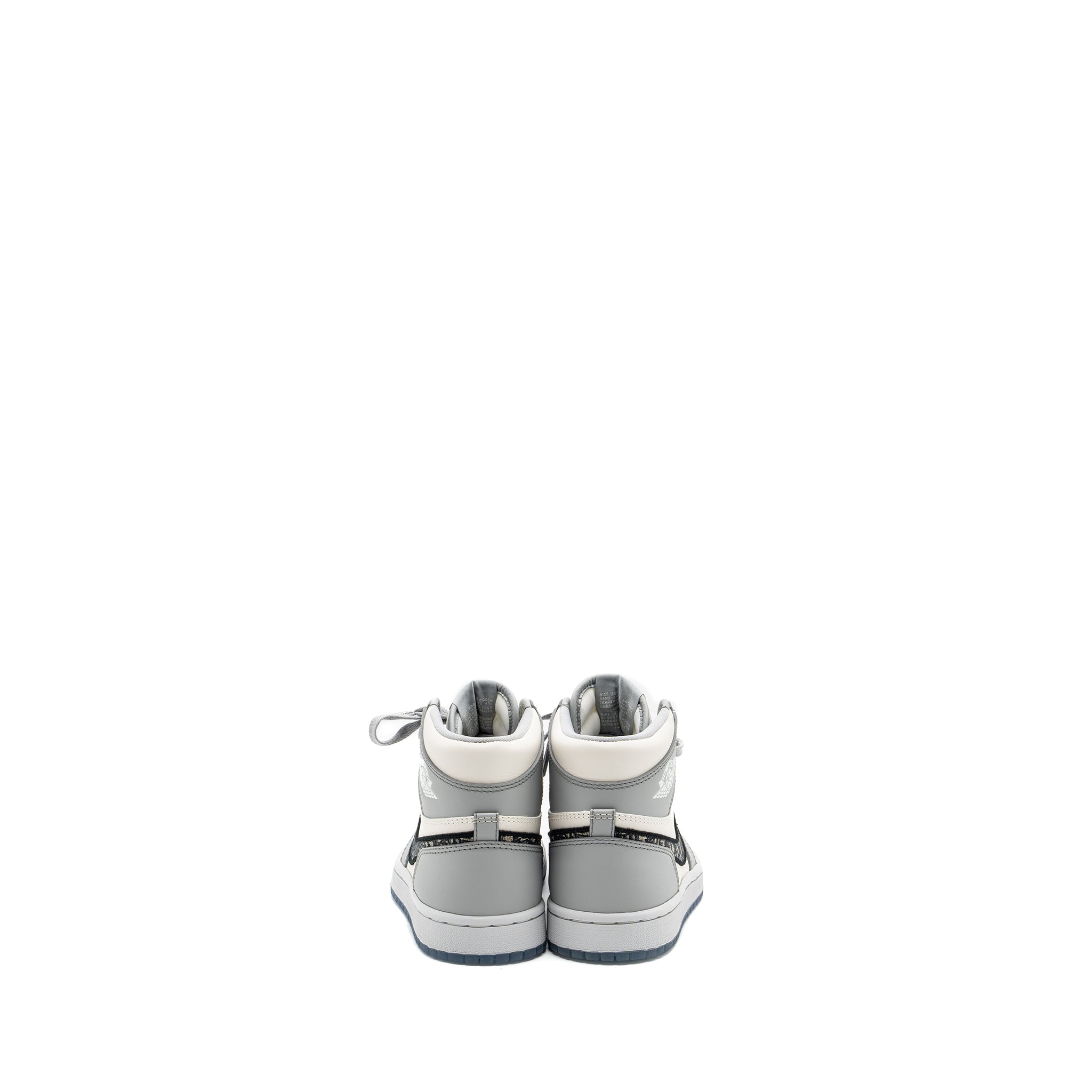 DIOR X AIR JORDAN RETRO US HIGH SNEAKERS GREY/WHITE