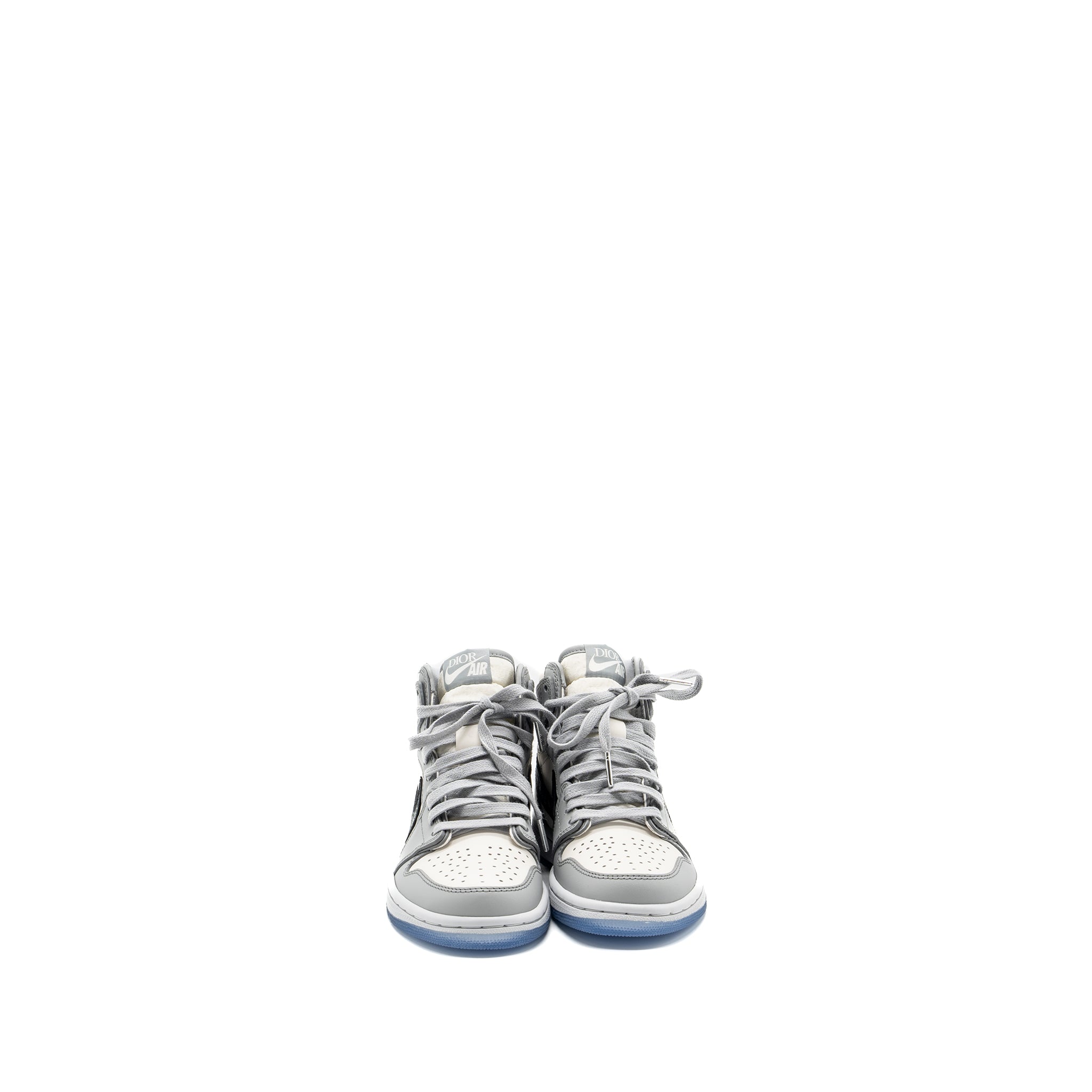 DIOR X AIR JORDAN RETRO US HIGH SNEAKERS GREY/WHITE