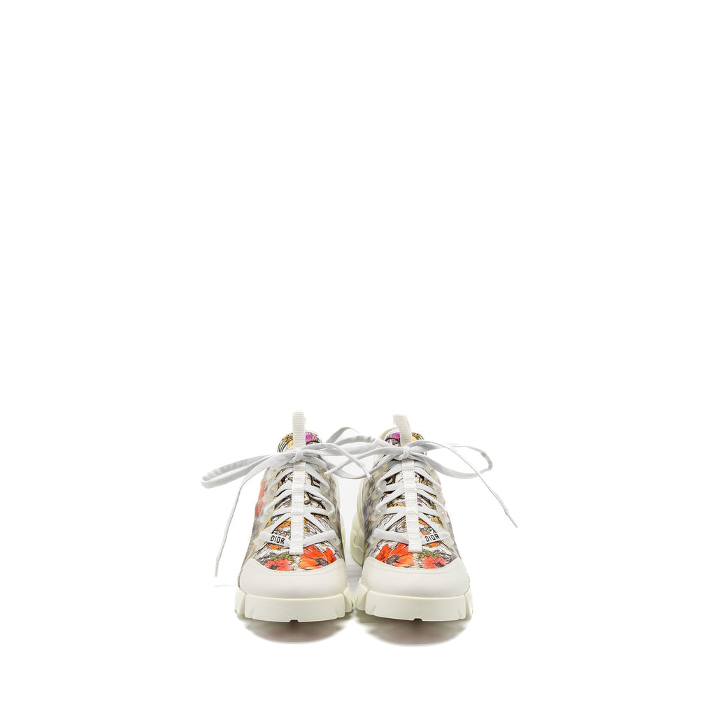 DIOR D-CONNECT SNEAKER FLOWER PRINTED FABRIC MULTICOLOUR