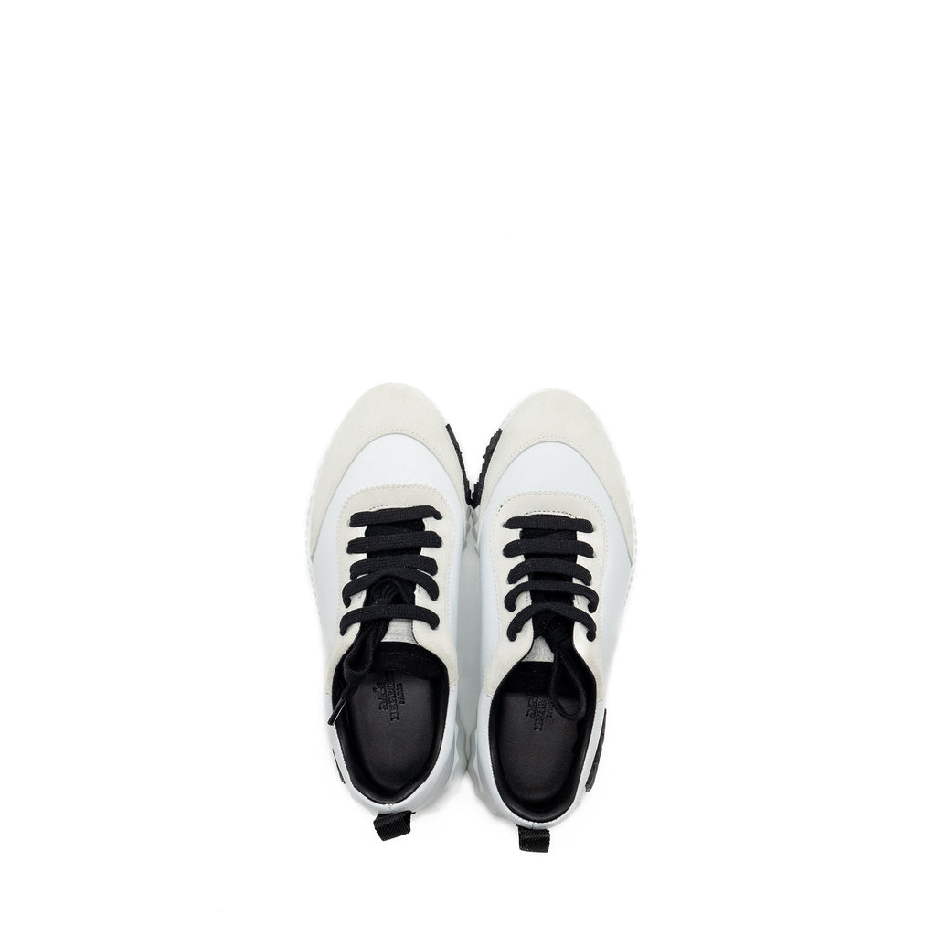 HERMES FEMME BOUNCING SNEAKER WHITE/BLACK