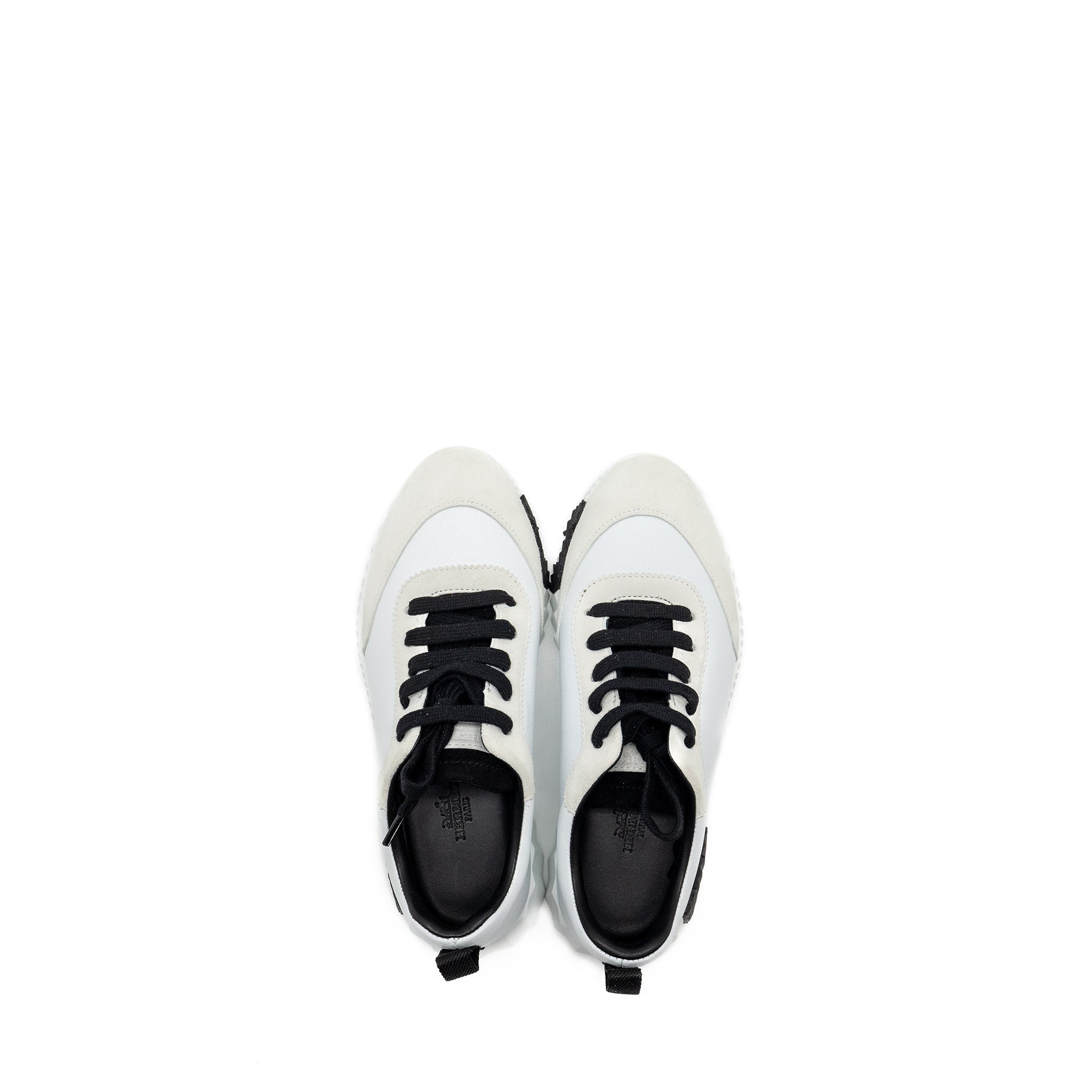 HERMES FEMME BOUNCING SNEAKER WHITE/BLACK
