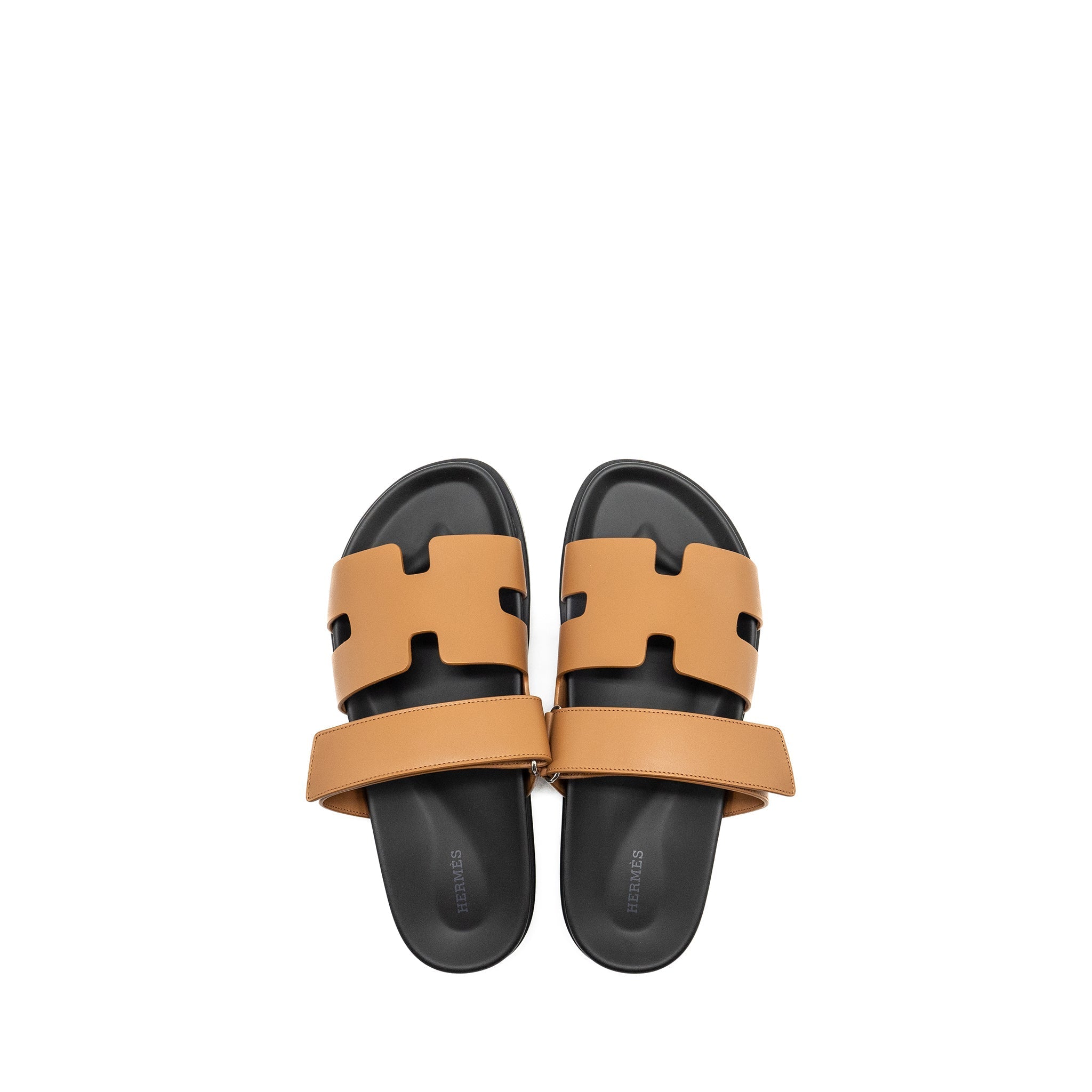 HERMES HOMME CHYPRE SANDALS NATUREL