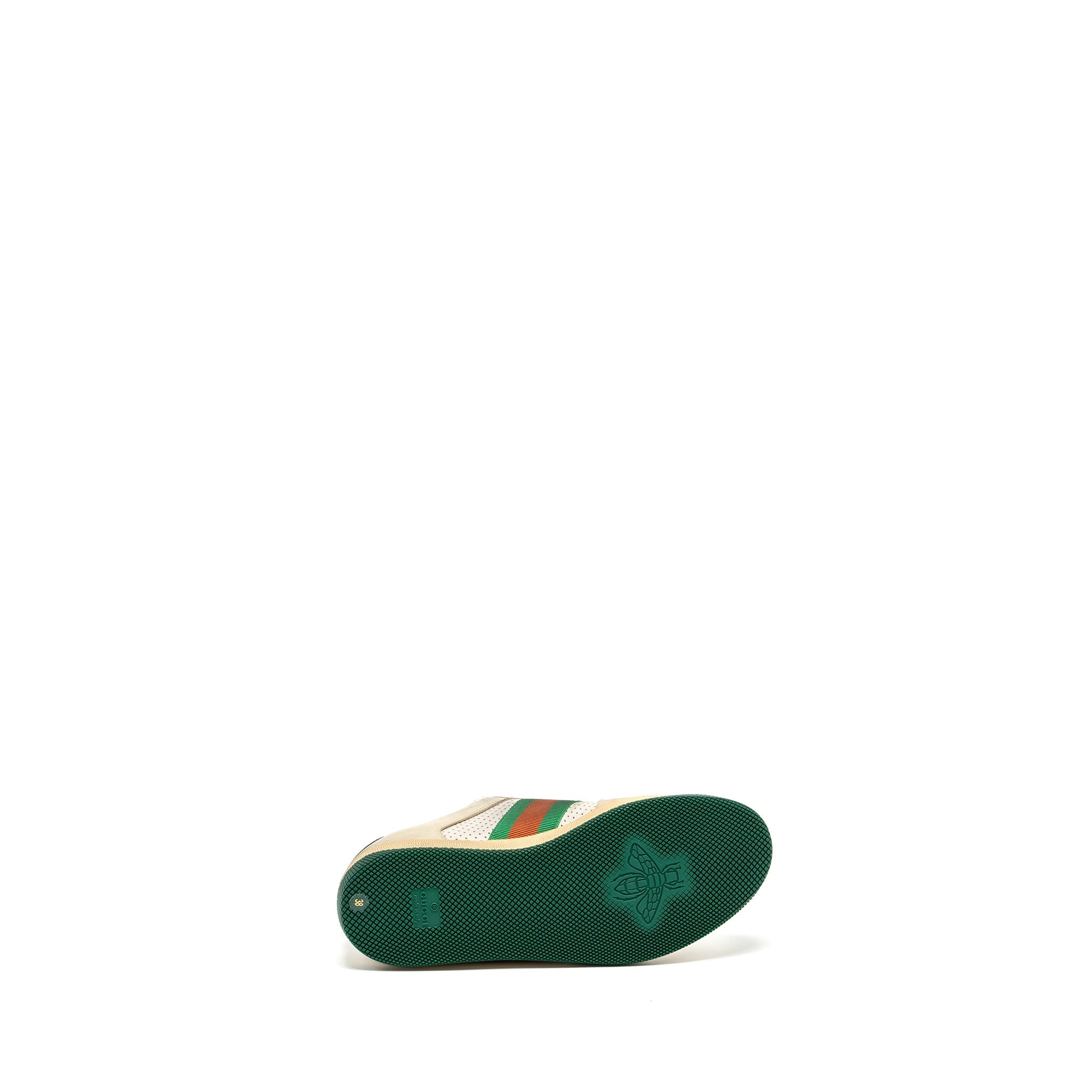 GUCCI WOMEN’S SCREENER LEATHER TRAINER / SNEAKERS MULTICOLOUR