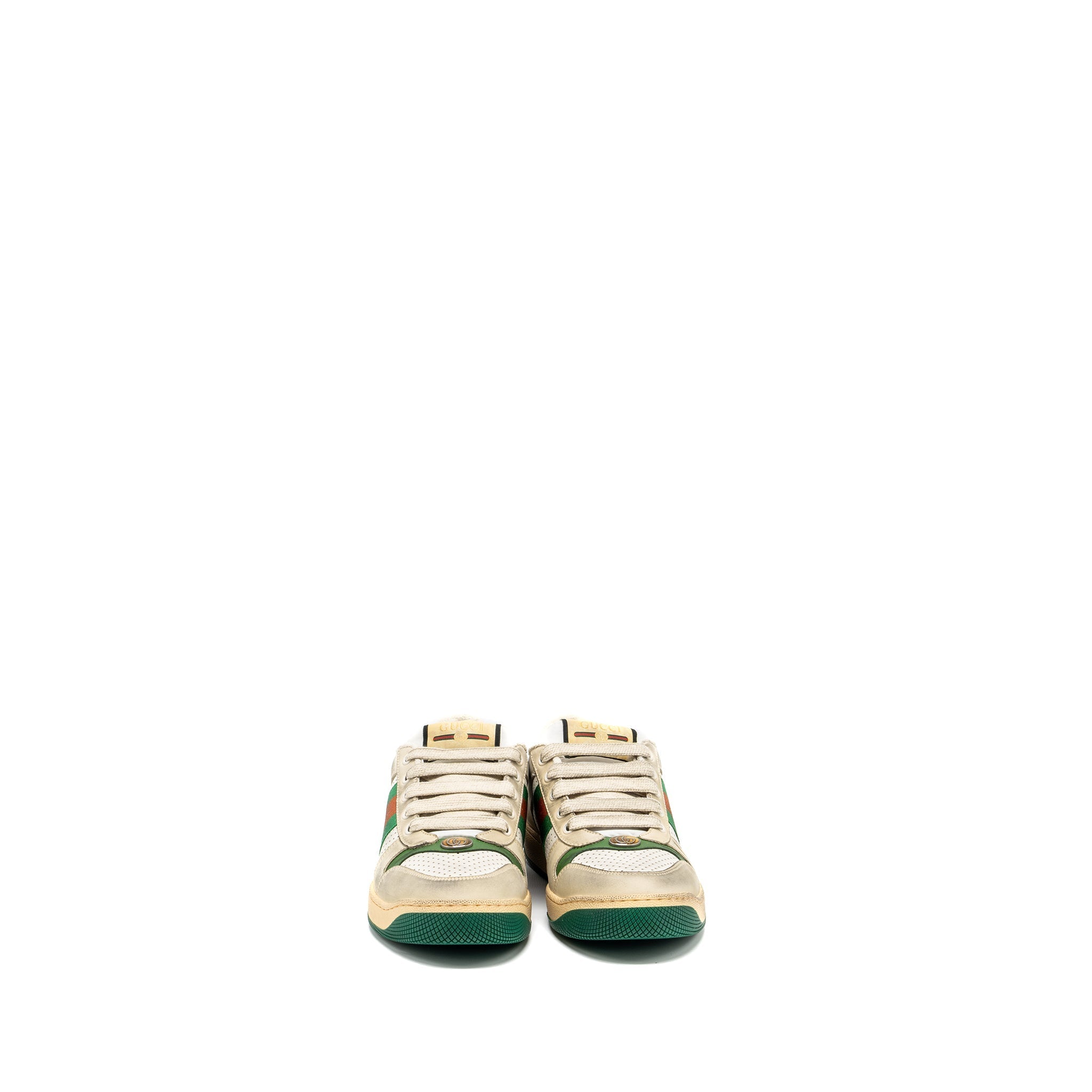 GUCCI WOMEN’S SCREENER LEATHER TRAINER / SNEAKERS MULTICOLOUR